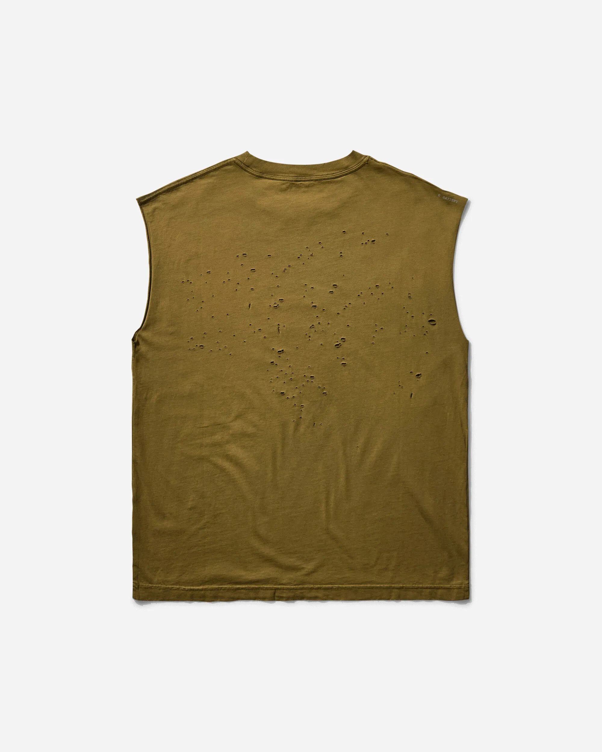 T-shirt muscle MothTech pour homme délavé militaire