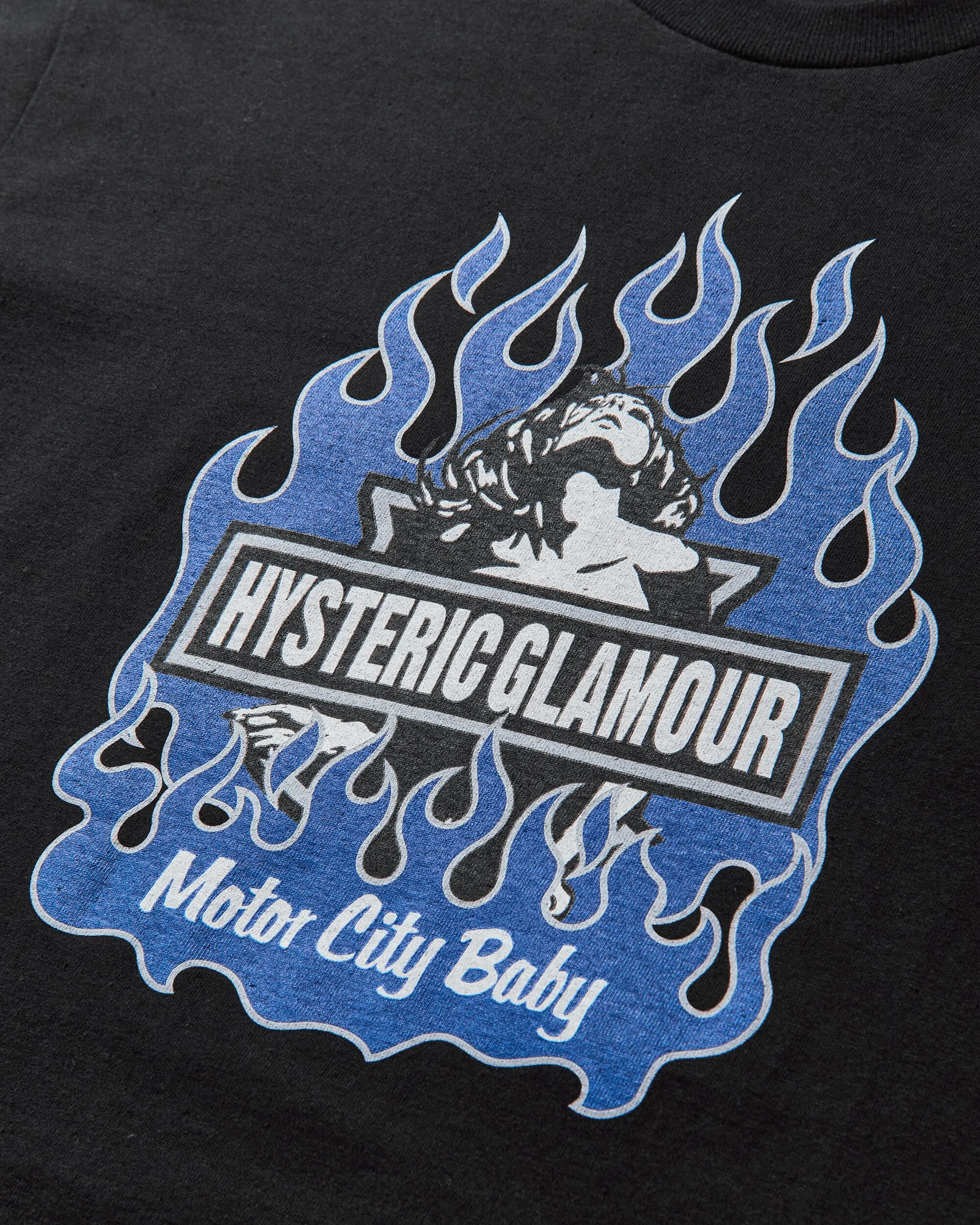 T-shirt manches longues Motor City pour homme - Noir
