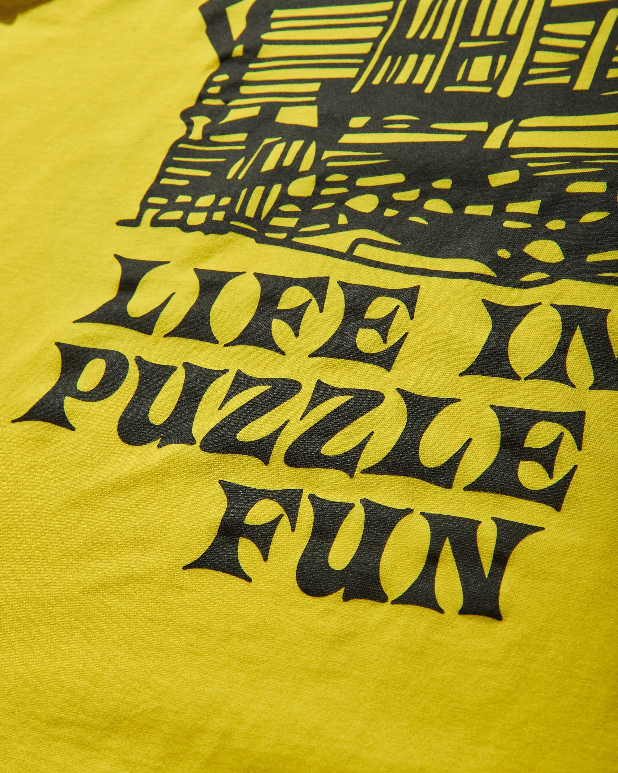 T-shirt manches longues Phantasia Sciencia pour homme - Jaune