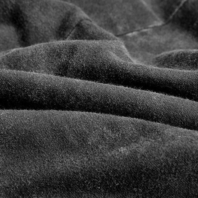 Débardeur rétro pour homme à lacets avec boucles noir