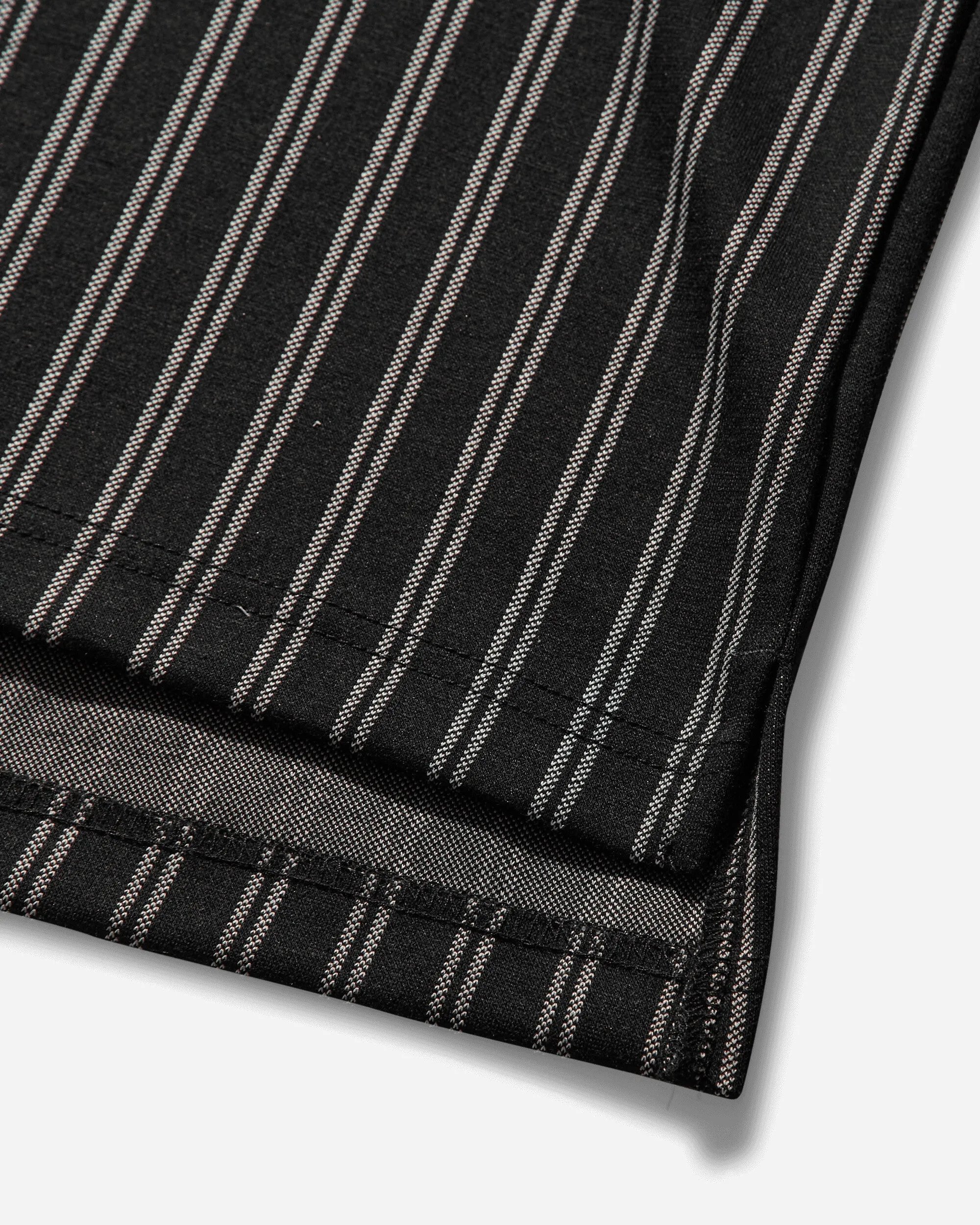 Polo à manches longues côtelé pour homme - Noir