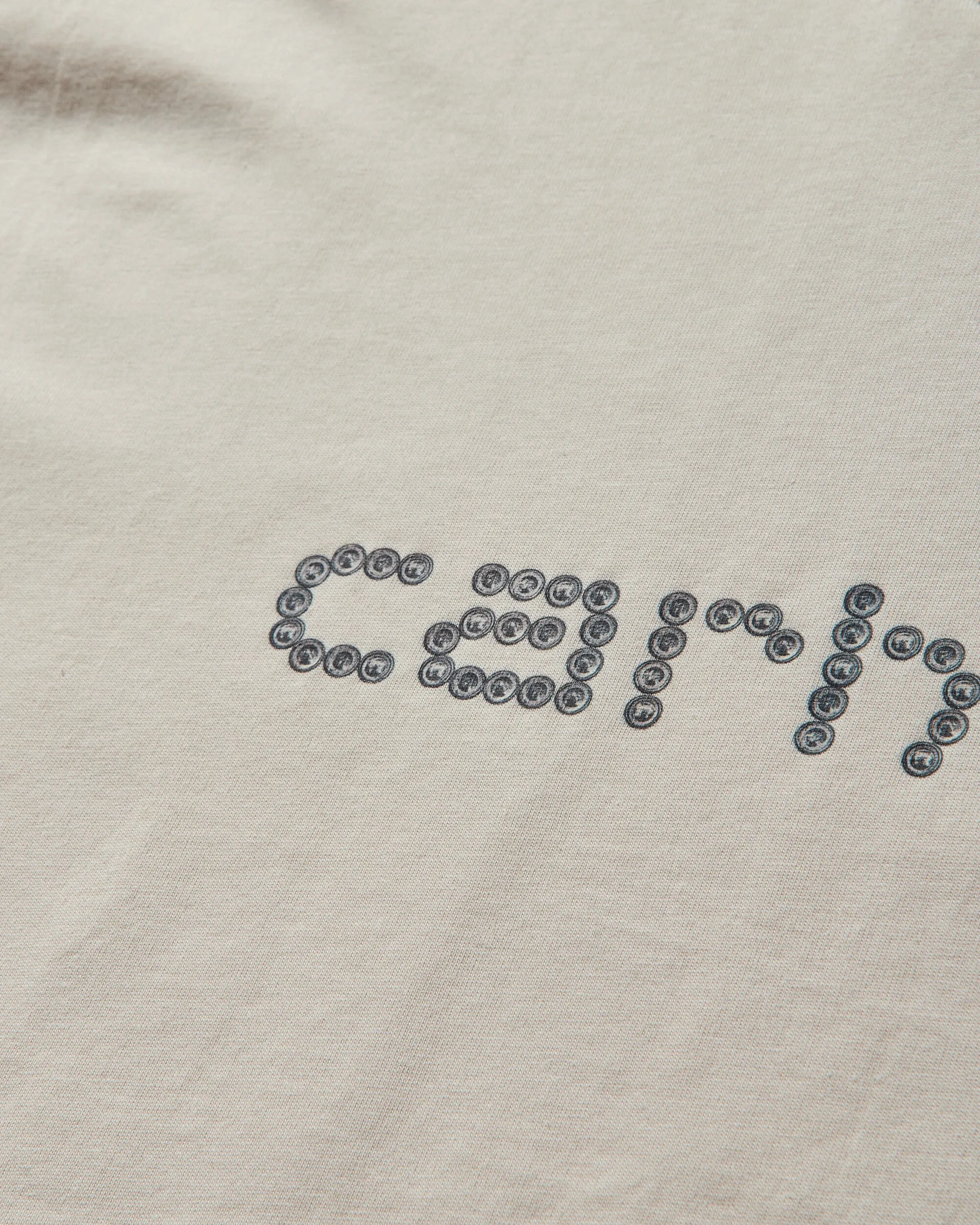 T-shirt Homme Script Rivet Naturel