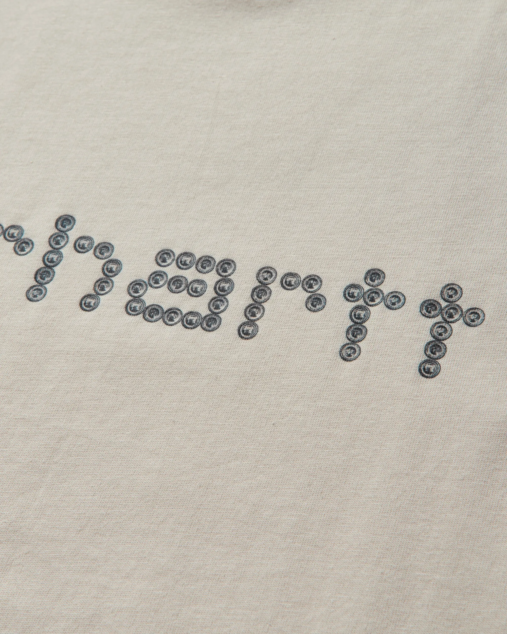 T-shirt Homme Script Rivet Naturel