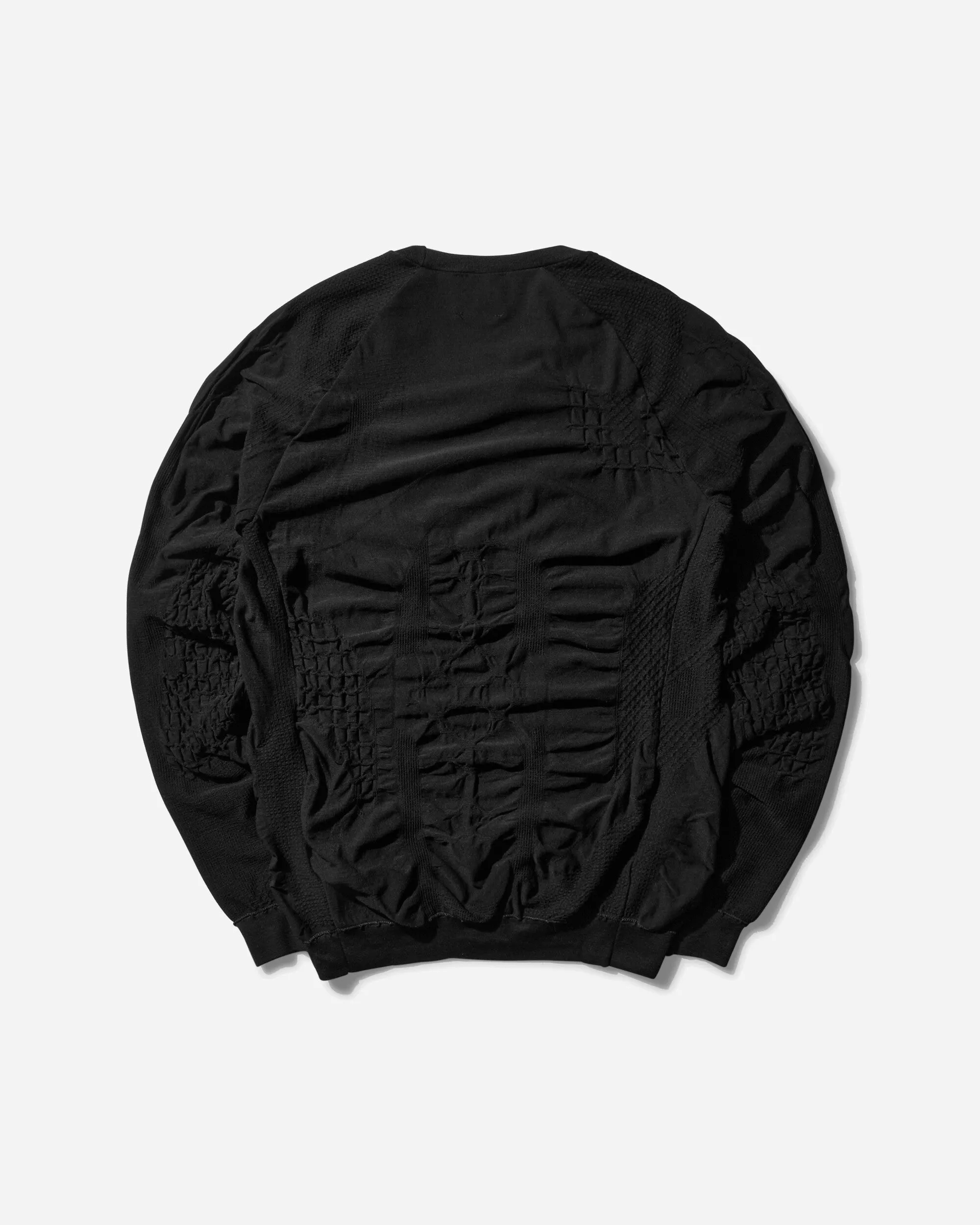 Pull Homme Col Rond 2.0 3D Sans Couture Noir