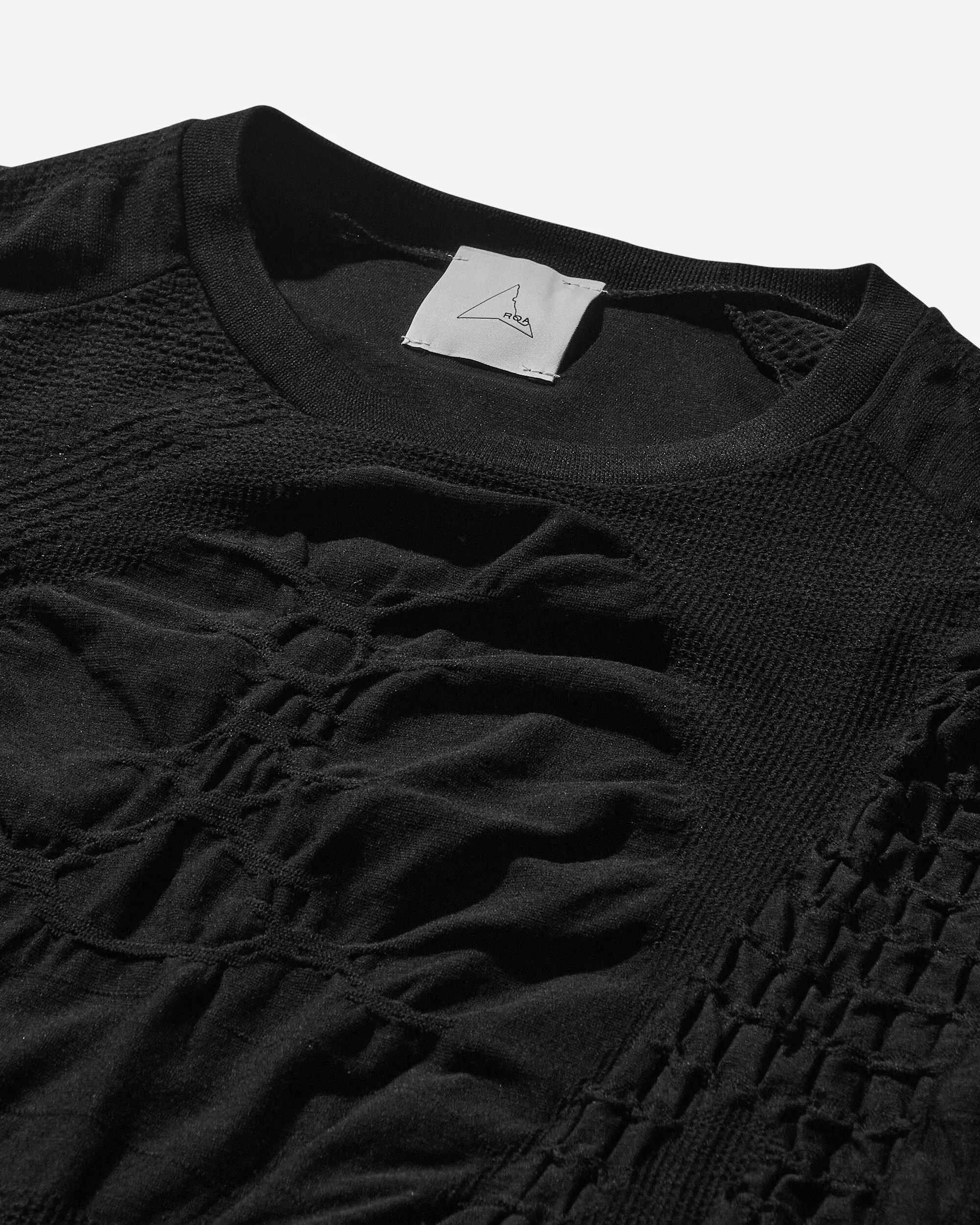 Pull Homme Col Rond 2.0 3D Sans Couture Noir