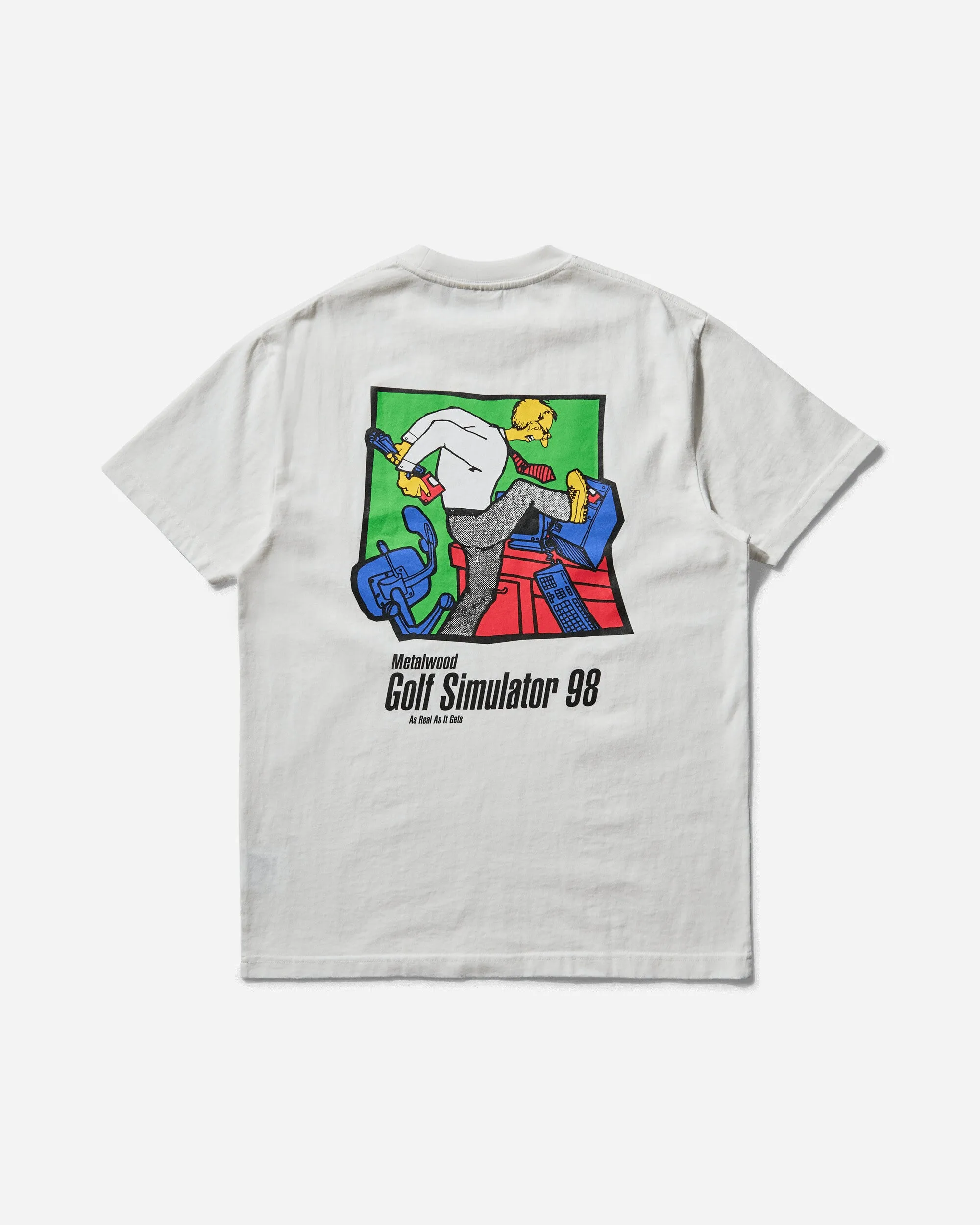 T-shirt Simulator 98 pour Homme Blanc