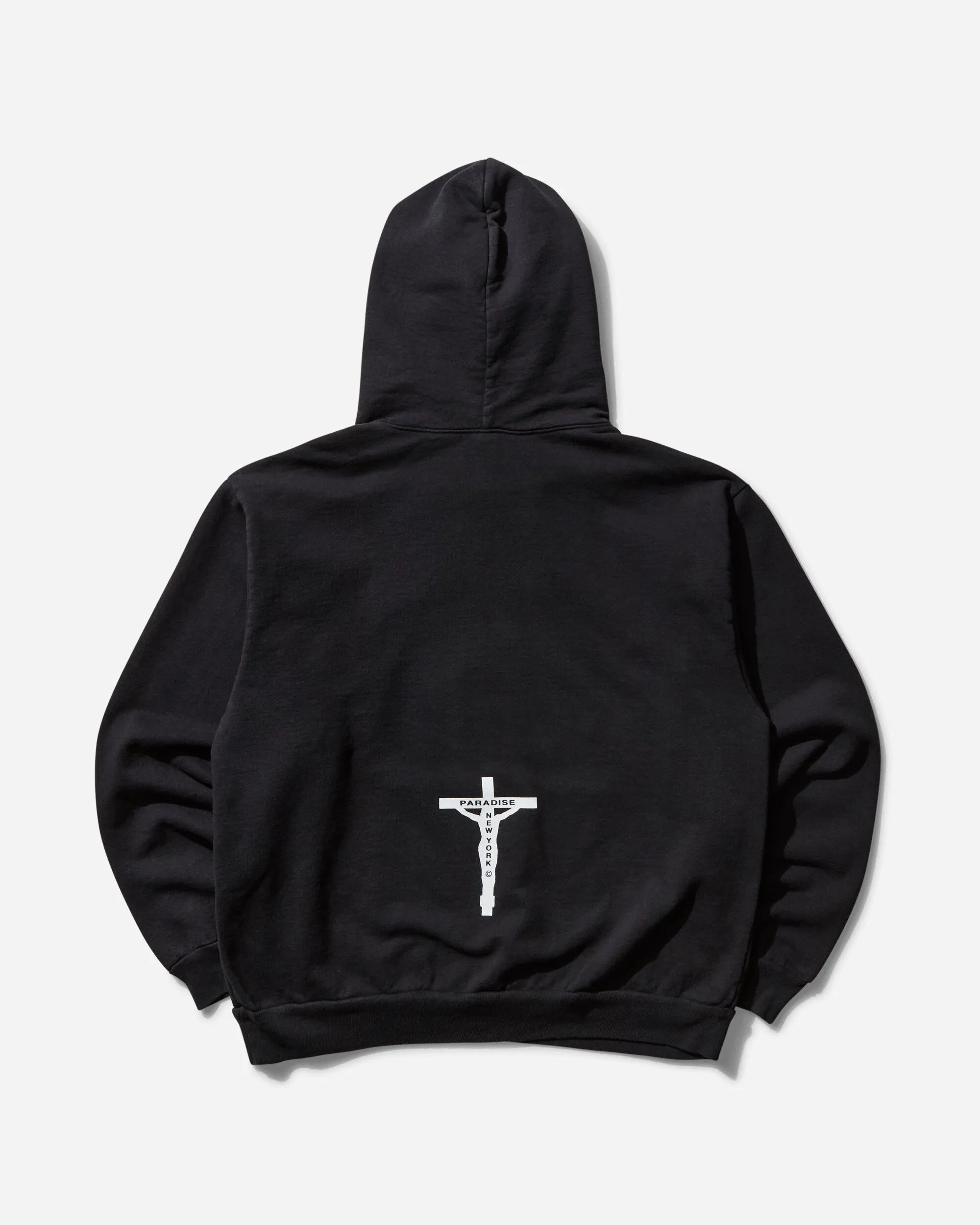 Pull à capuche Smiley Jésus pour homme - Noir
