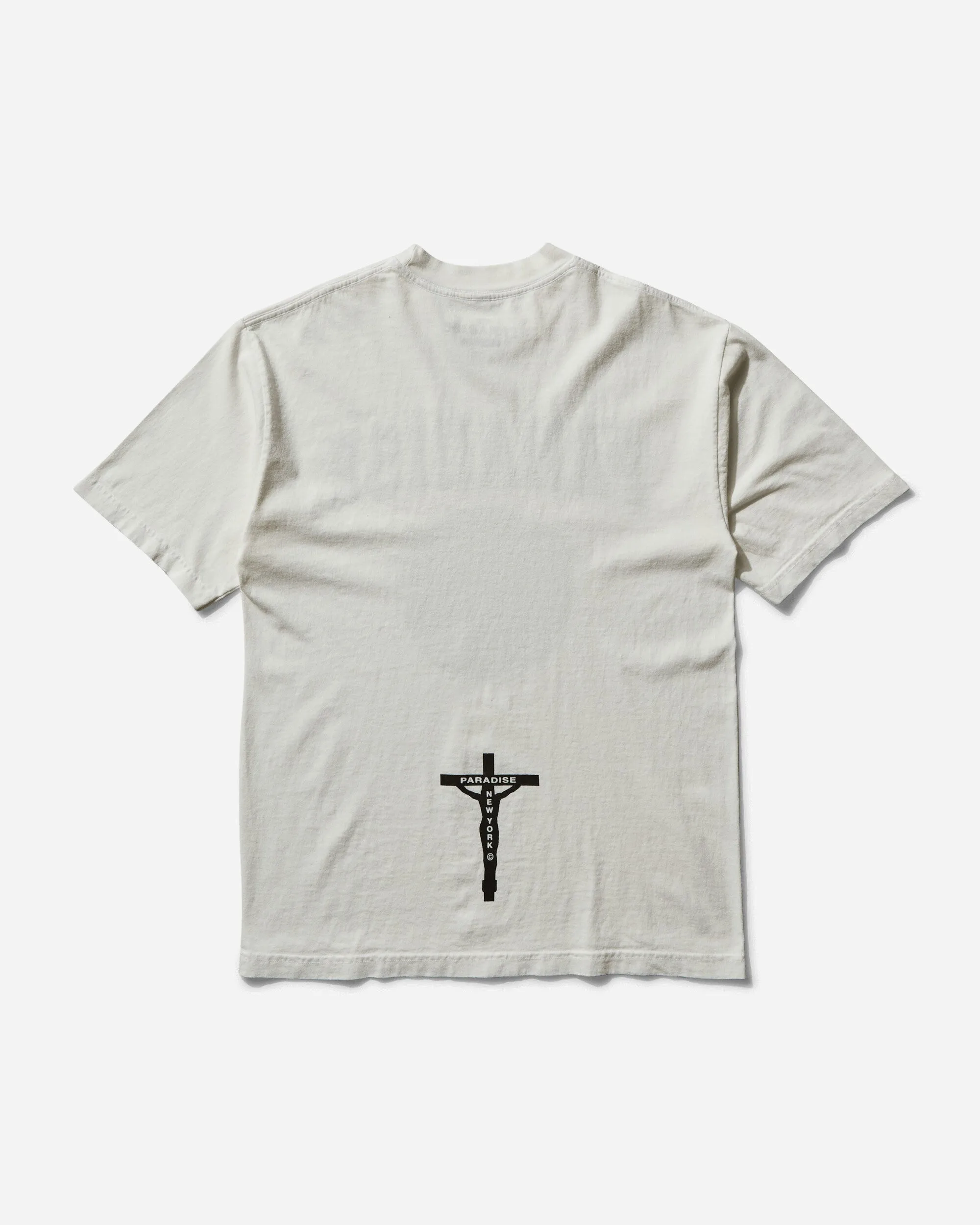 T-shirt Homme Smiley Jésus Blanc