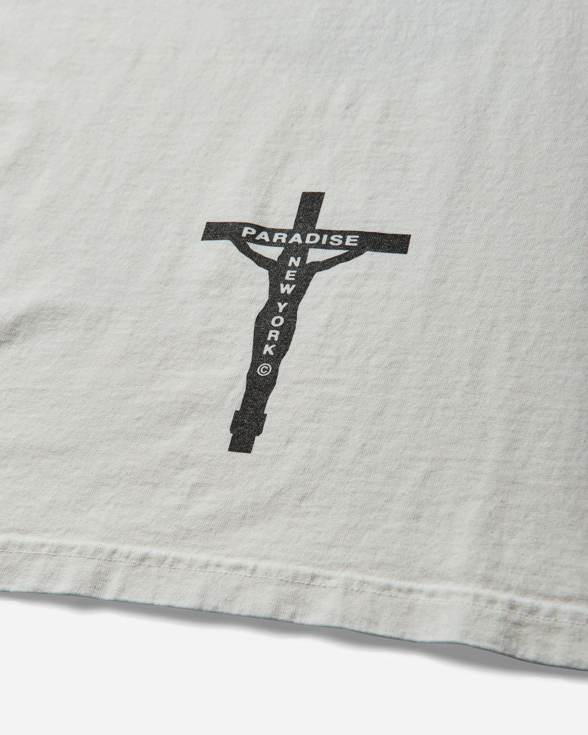 T-shirt Homme Smiley Jésus Blanc