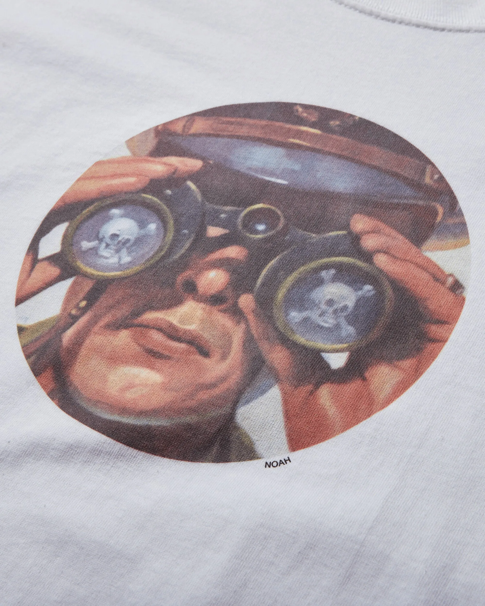 T-shirt manches longues SOS pour homme Blanc