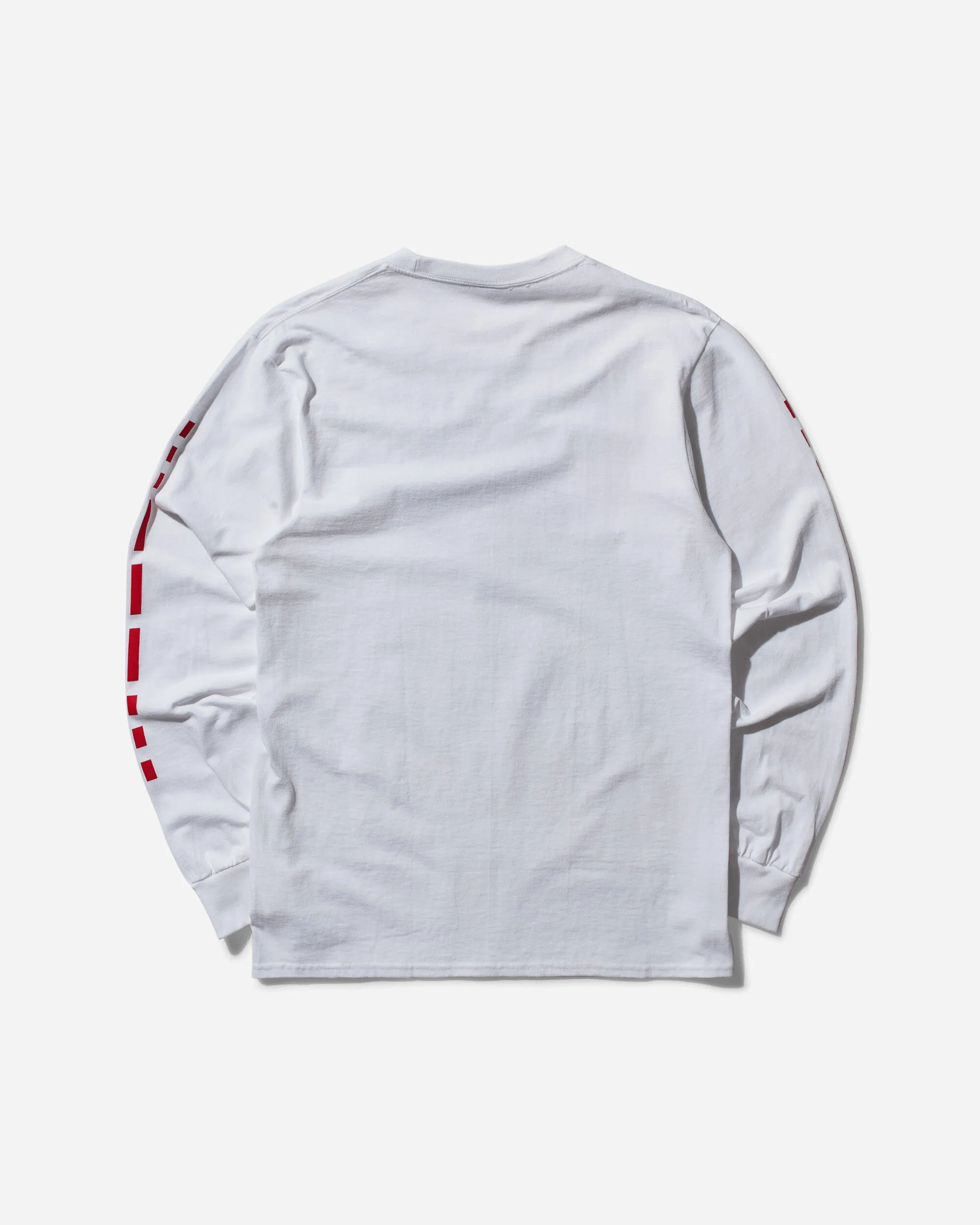 T-shirt manches longues SOS pour homme Blanc