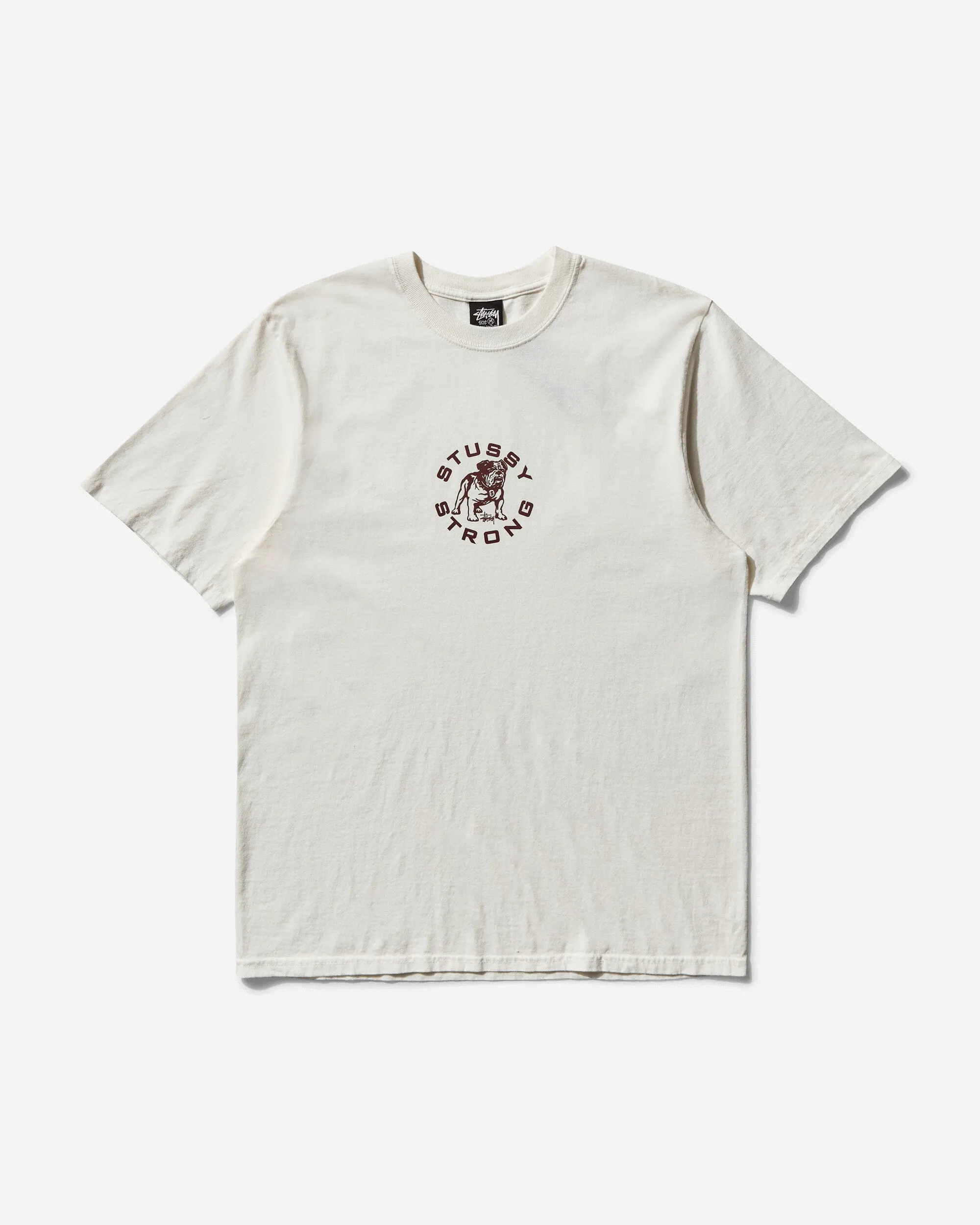 T-shirt pour hommes Strong Mac teint avec pigment - Naturel
