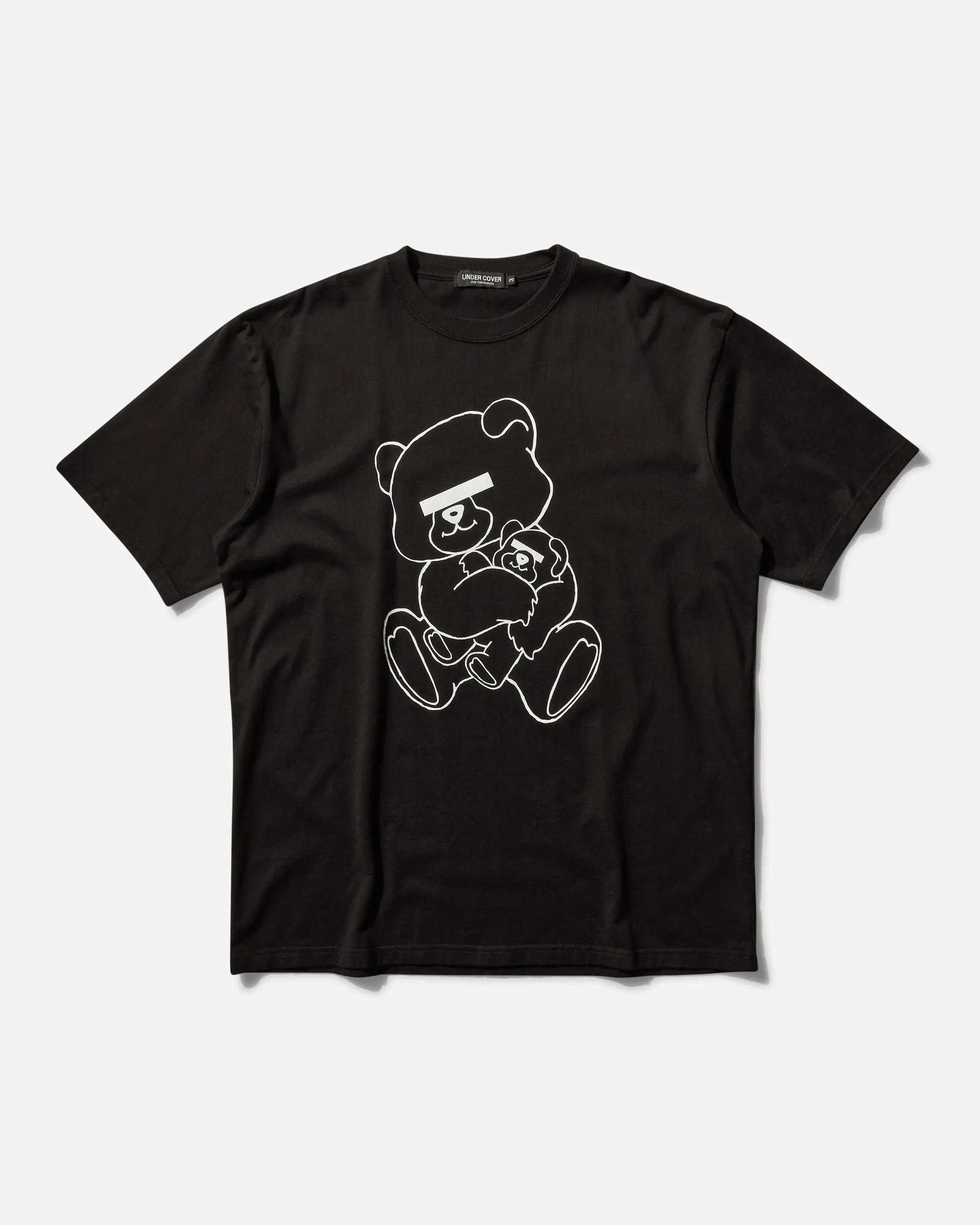 T-shirt Signature Ours en Peluche Homme Noir