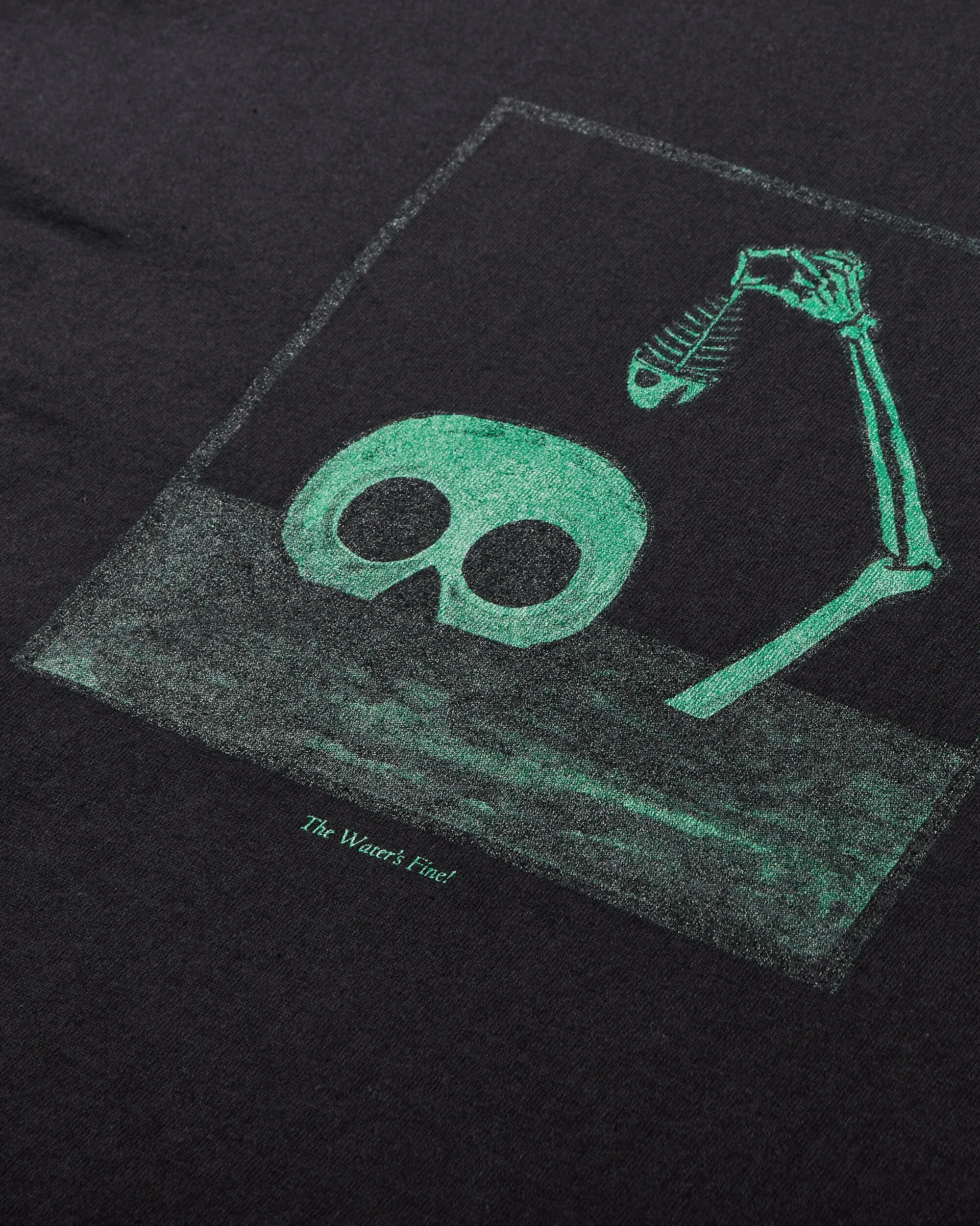 T-shirt Homme The Water's Fine Noir