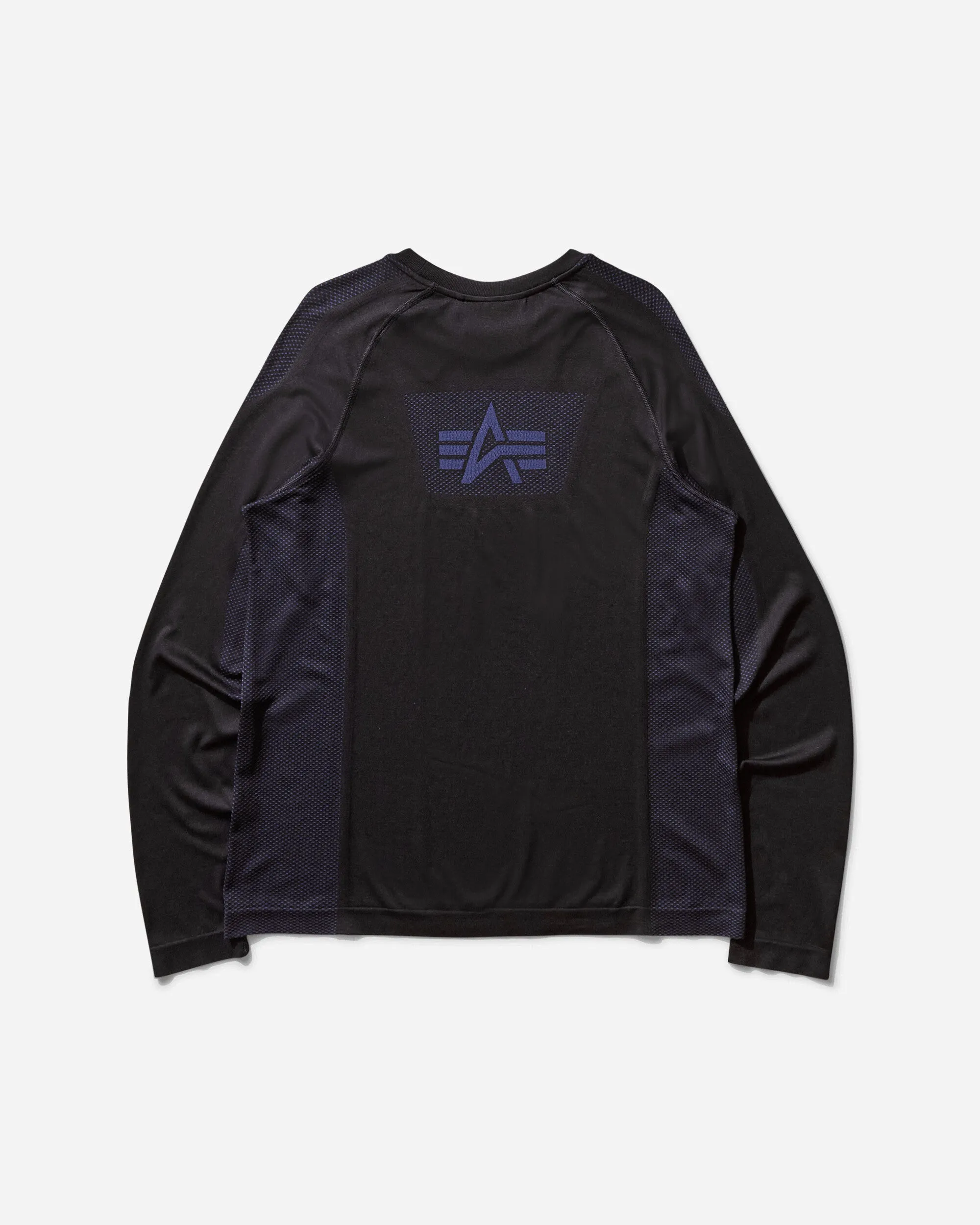 T-shirt homme manches longues sans couture anti-UV noir