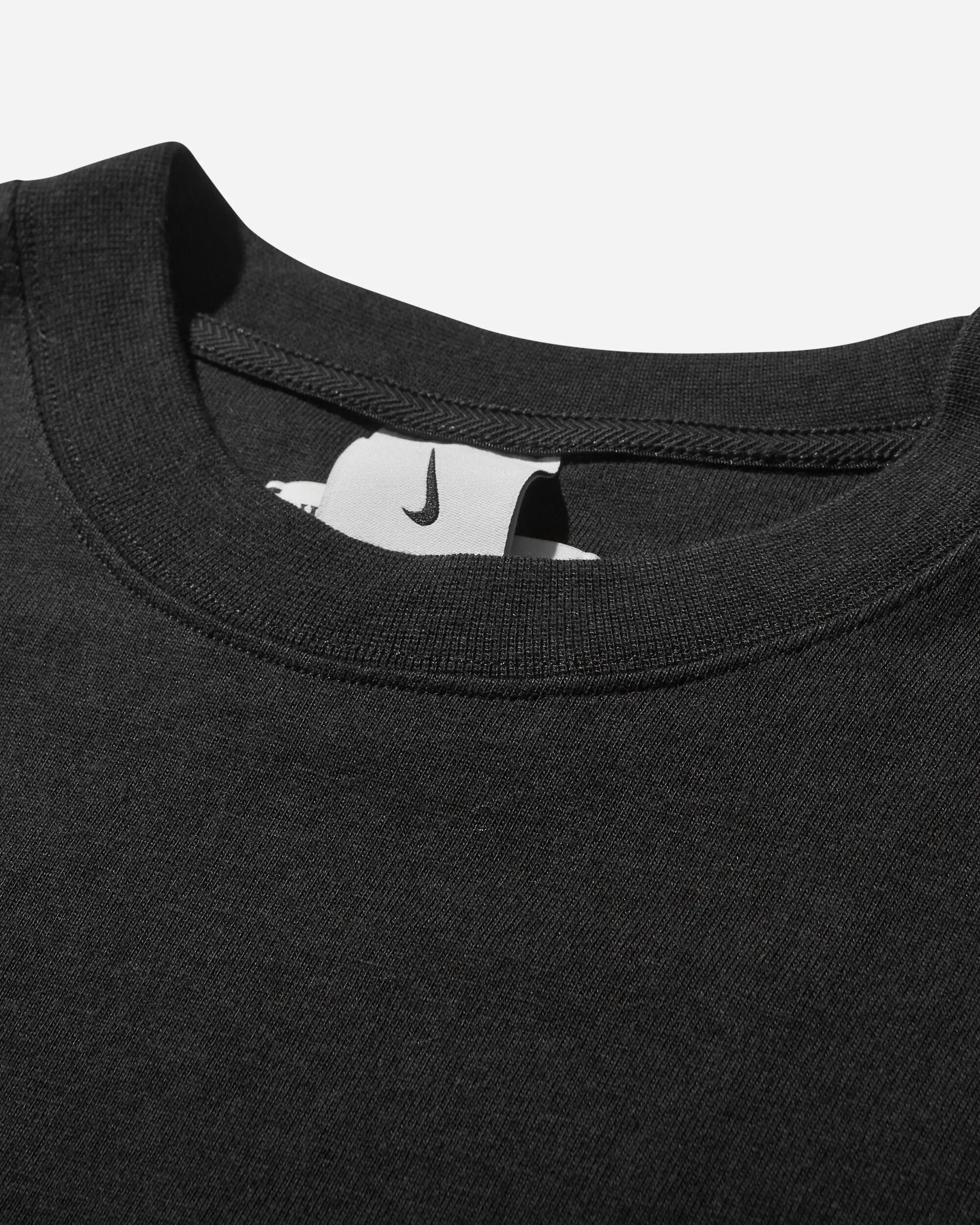 T-shirt classique en laine pour hommes - Noir