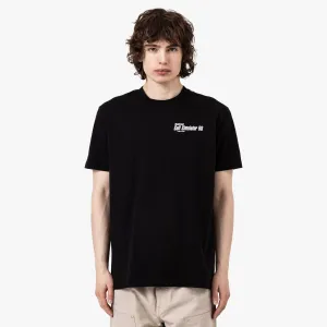 T-shirt Metalwood Simulator 98 Noir