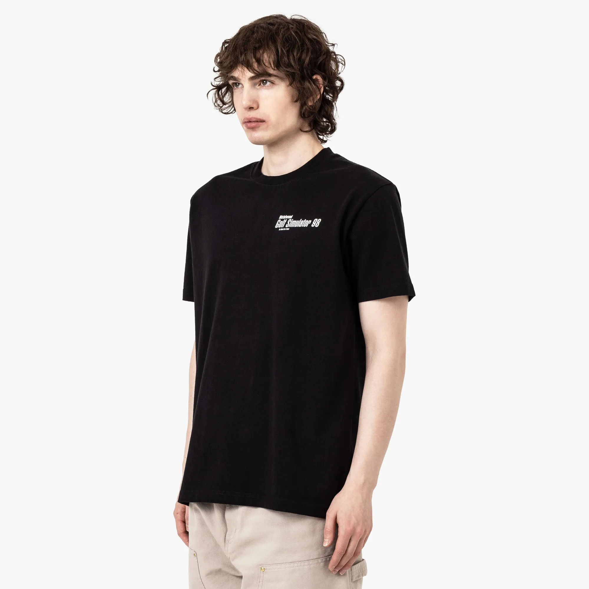 T-shirt Metalwood Simulator 98 Noir