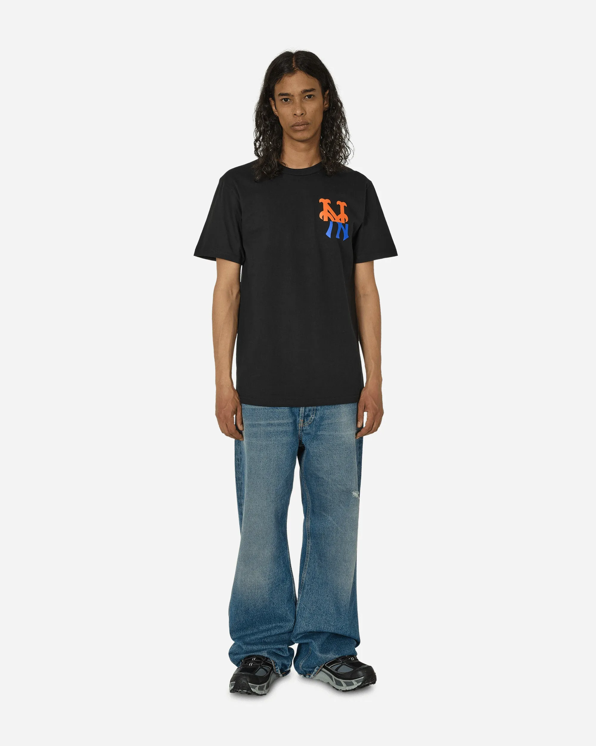 T-shirt noir avec logo Mets