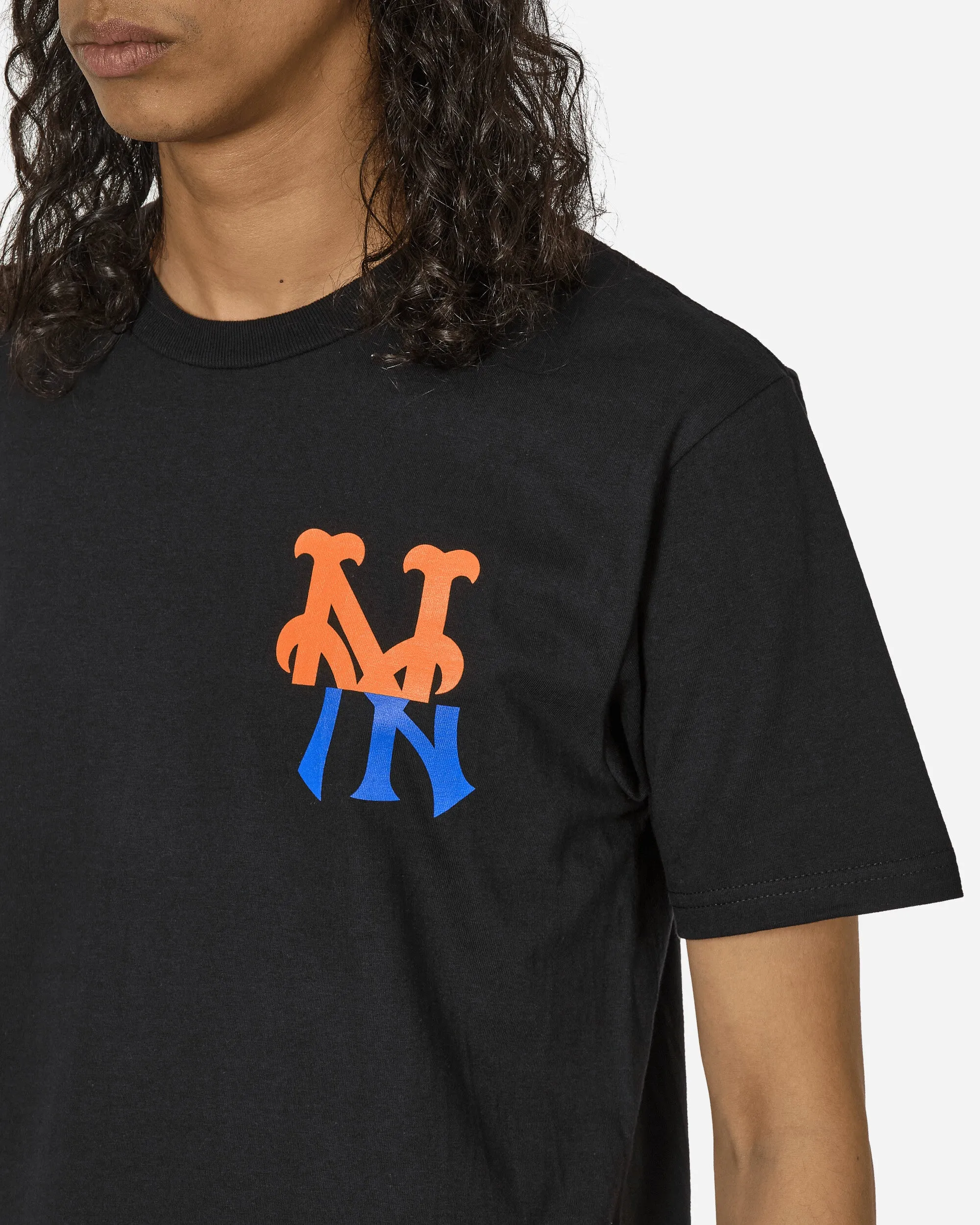 T-shirt noir avec logo Mets