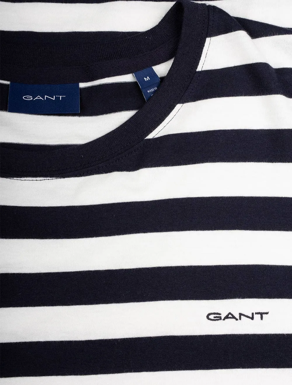T-shirt à rayures multiples Bleu soir
