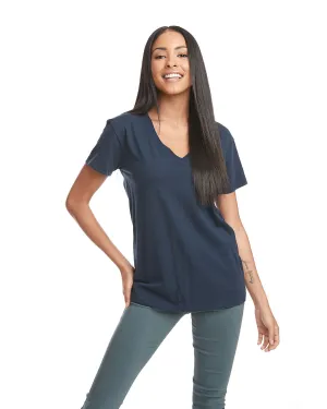T-shirt décontracté à col en V pour femmes Next Level 3940