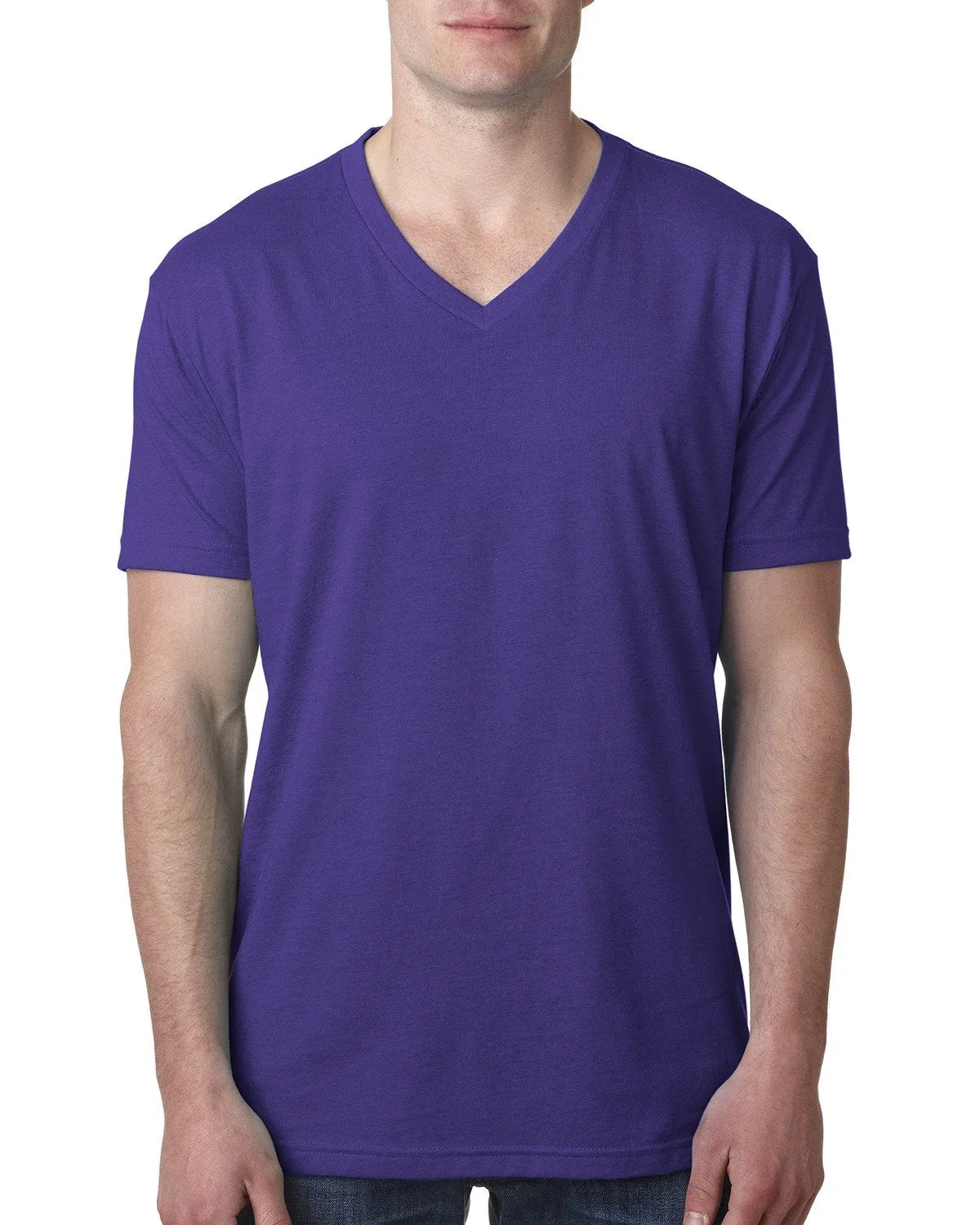 T-shirt col V pour hommes Next Level 6240 en CVC