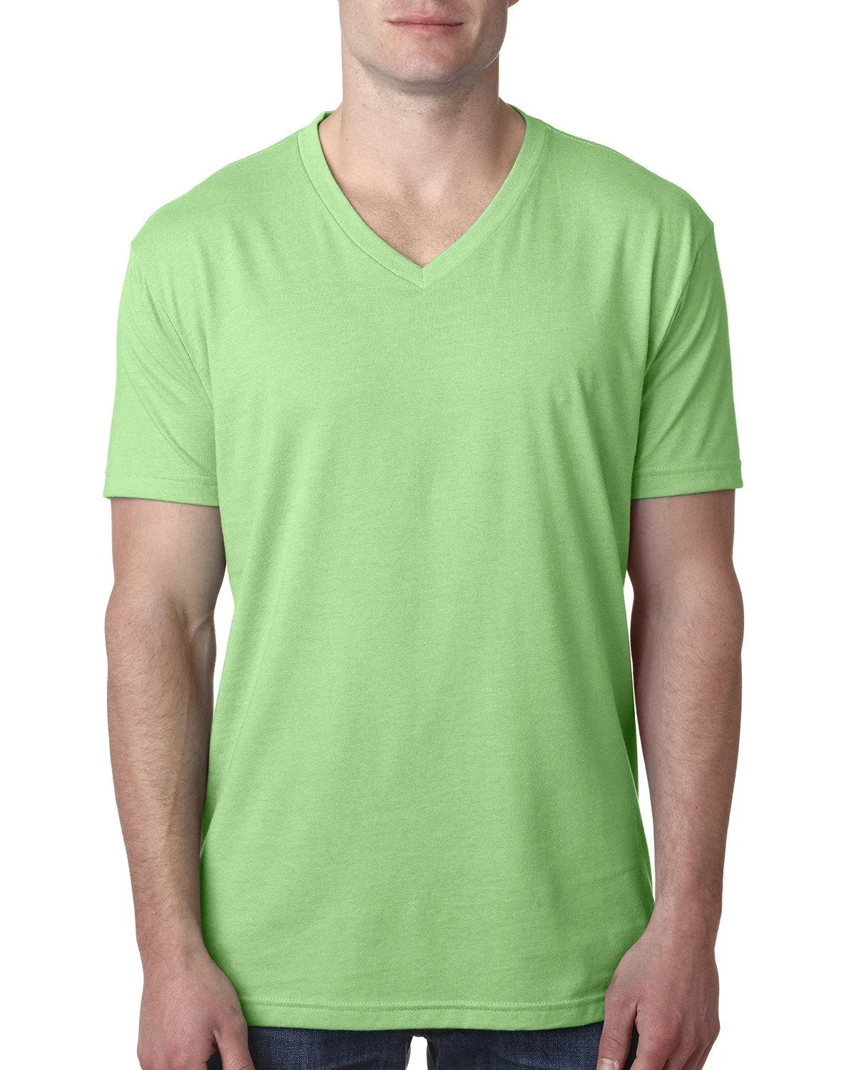 T-shirt col V pour hommes Next Level 6240 en CVC