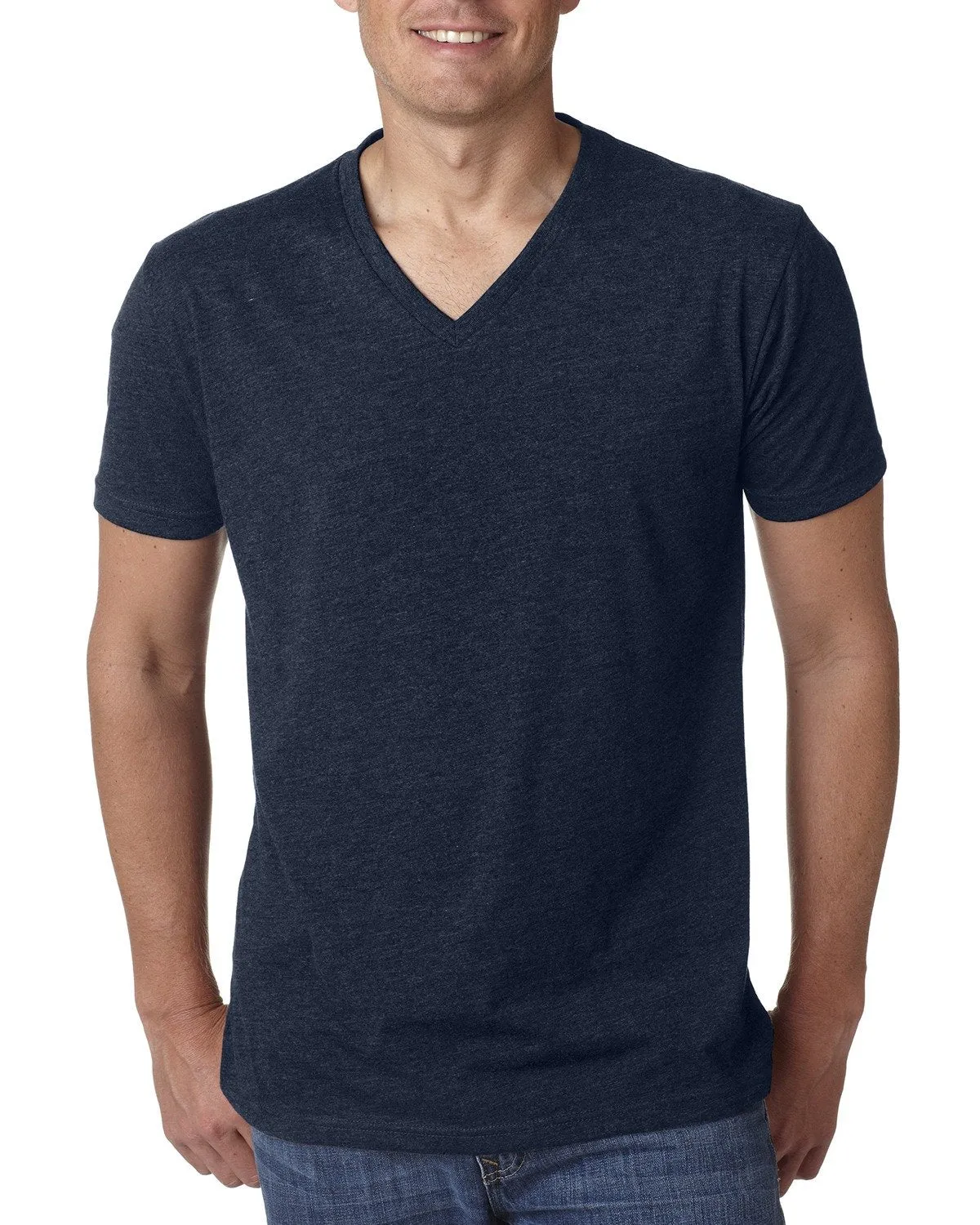 T-shirt col V pour hommes Next Level 6240 en CVC