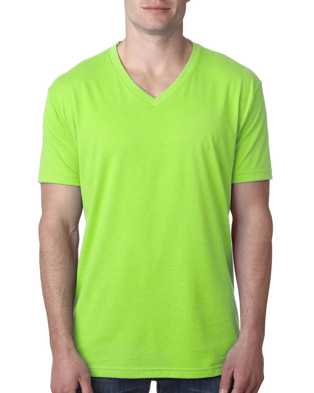 T-shirt col V pour hommes Next Level 6240 en CVC