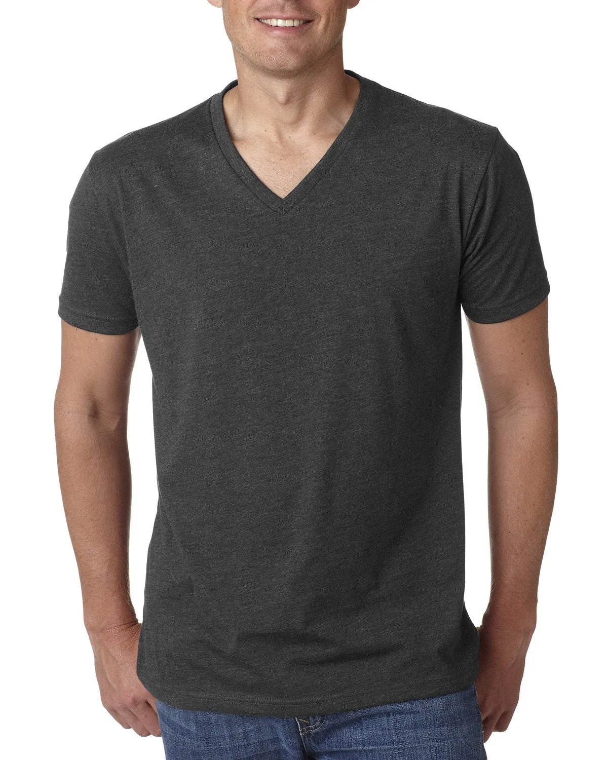 T-shirt col V pour hommes Next Level 6240 en CVC