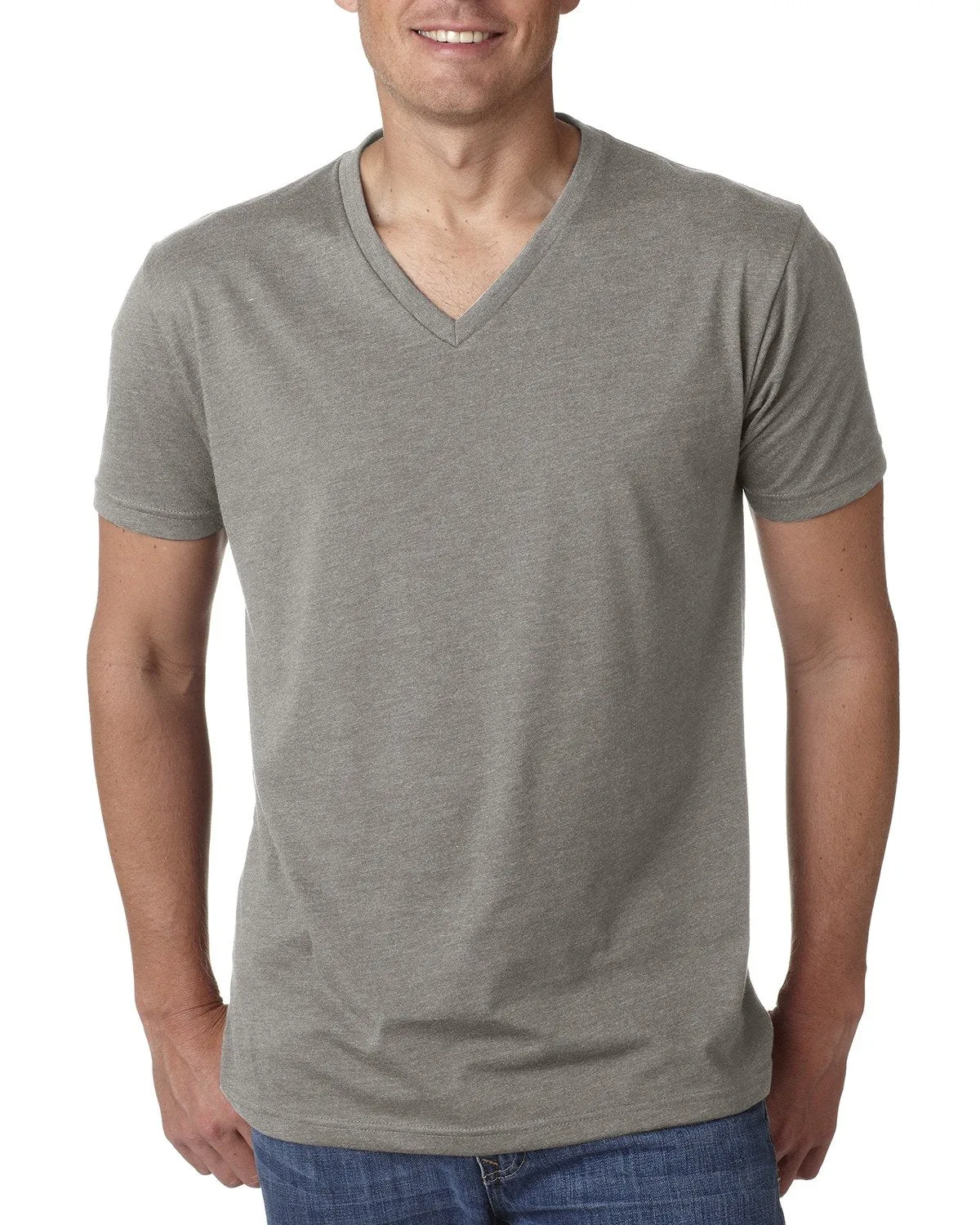 T-shirt col V pour hommes Next Level 6240 en CVC