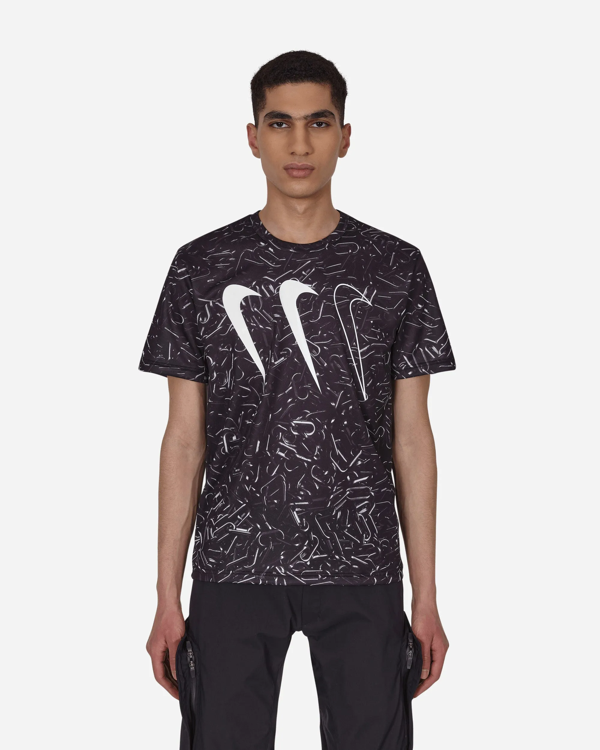 T-shirt Nike à triple bande horizontale noir