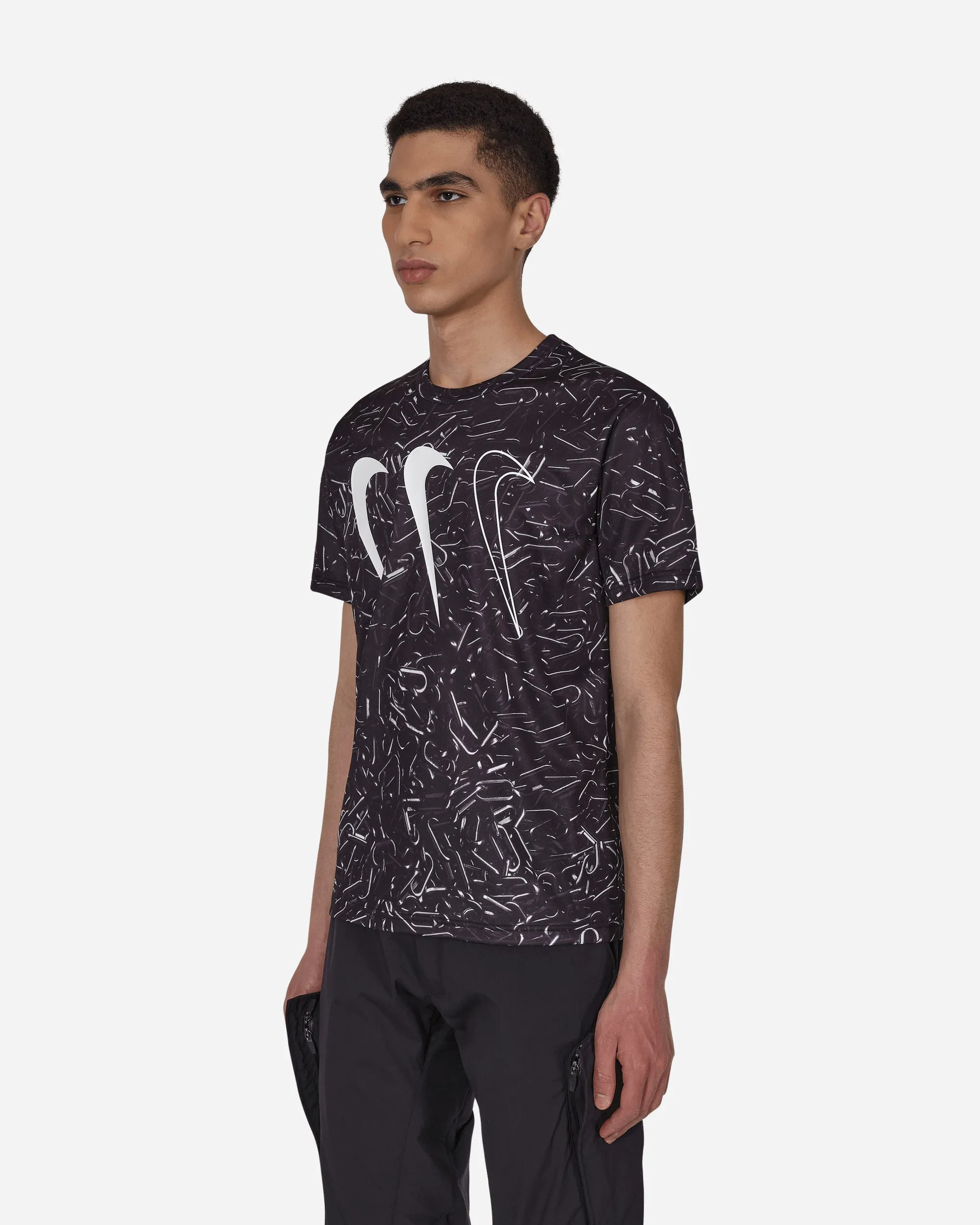T-shirt Nike à triple bande horizontale noir
