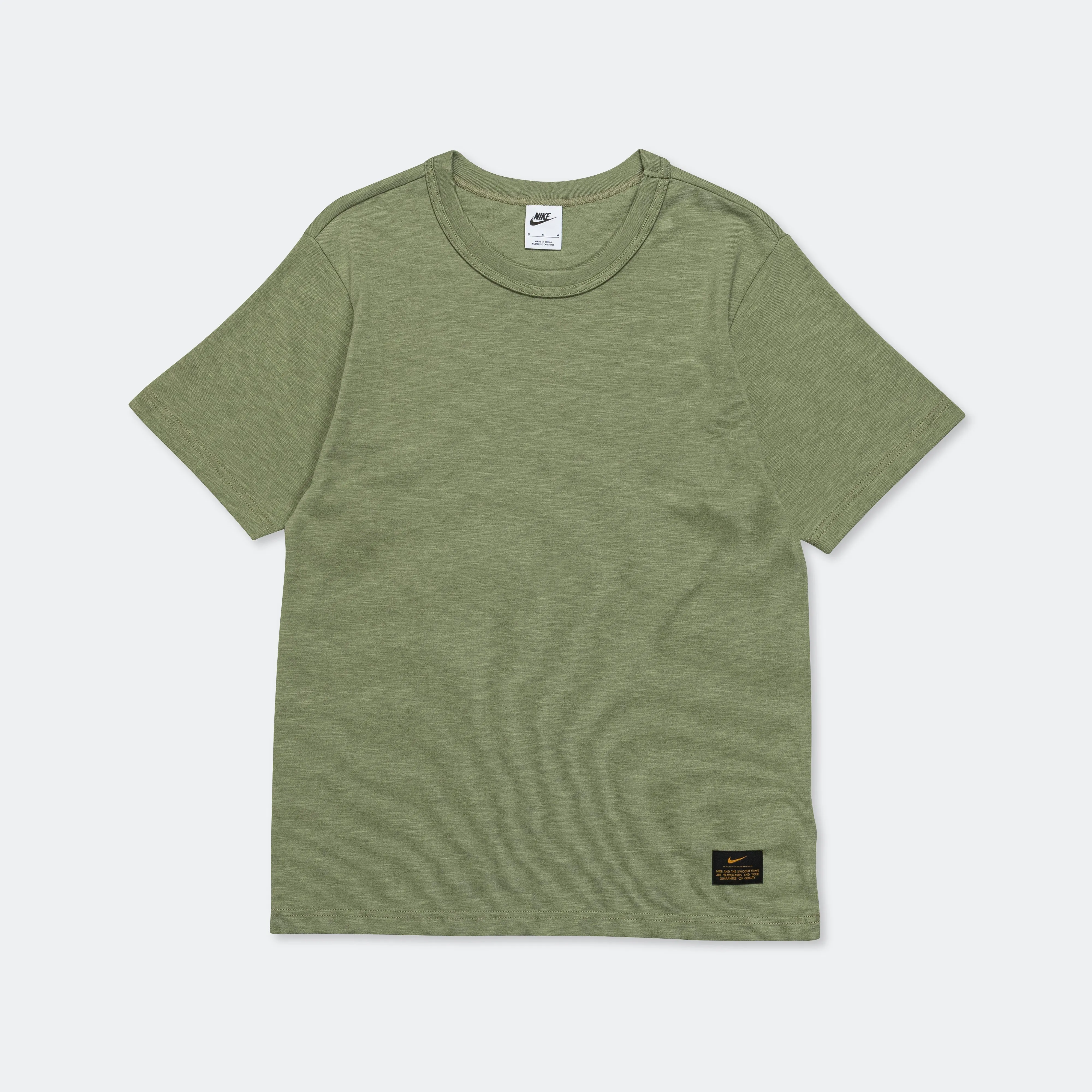 Nike Life SS Haut en Maille - Vert Pétrole