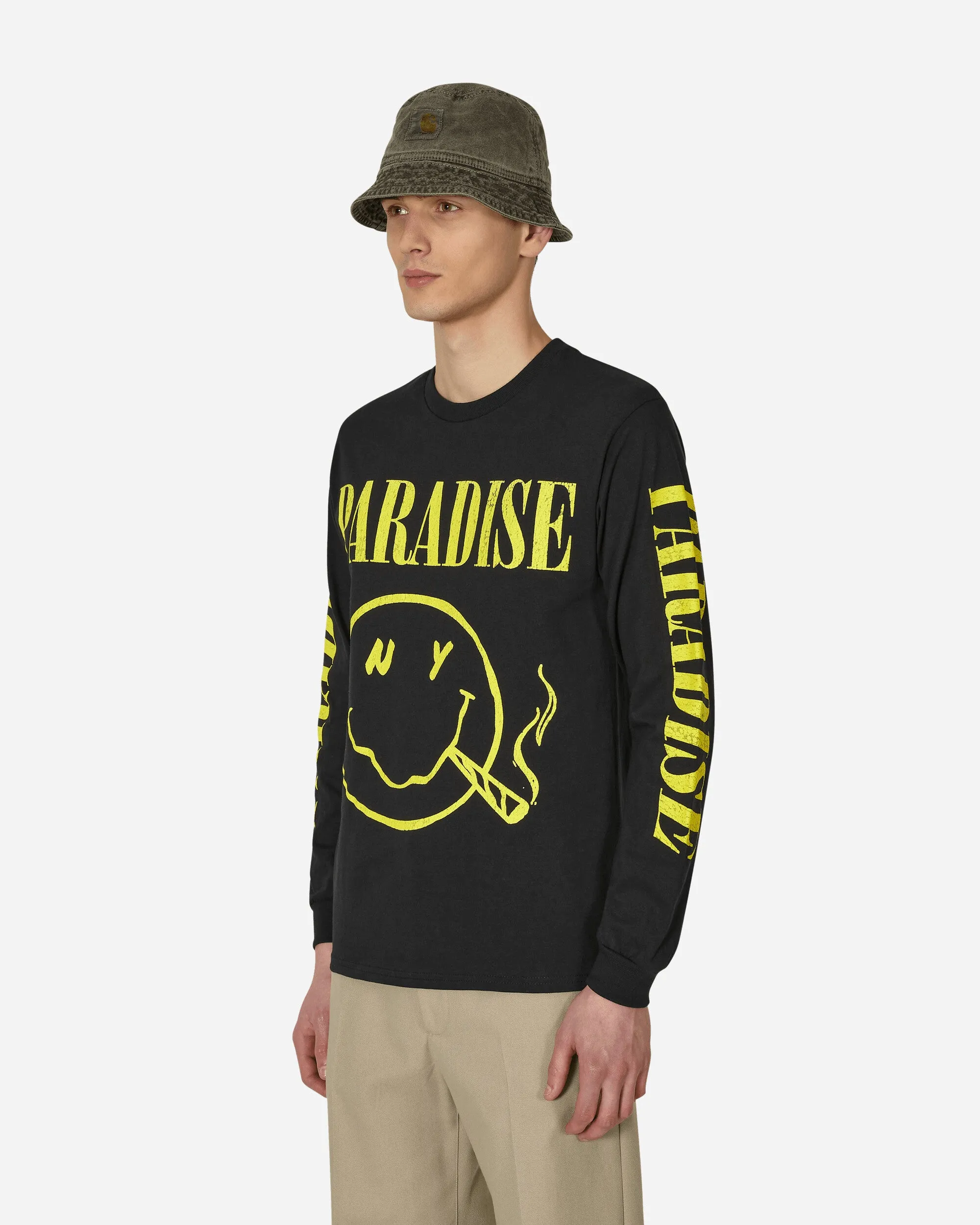T-shirt manches longues Nirvana In PARADIS3 Noir