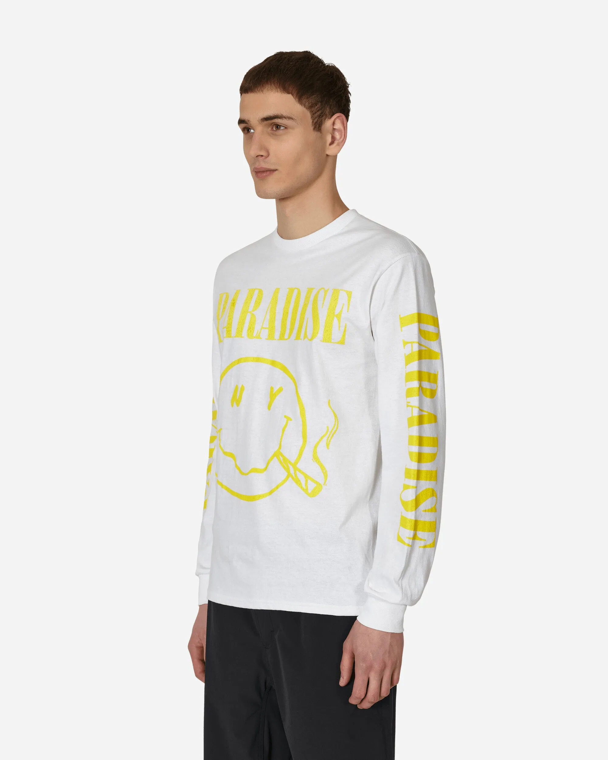 T-shirt manches longues Nirvana In PARADIS3 Blanc