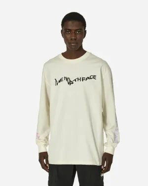 T-shirt manches longues graphique NSE Blanc Dune