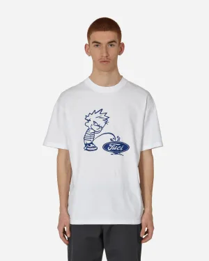 T-shirt Blanc Oval Pee Boy