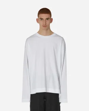 T-shirt manches longues oversize blanc