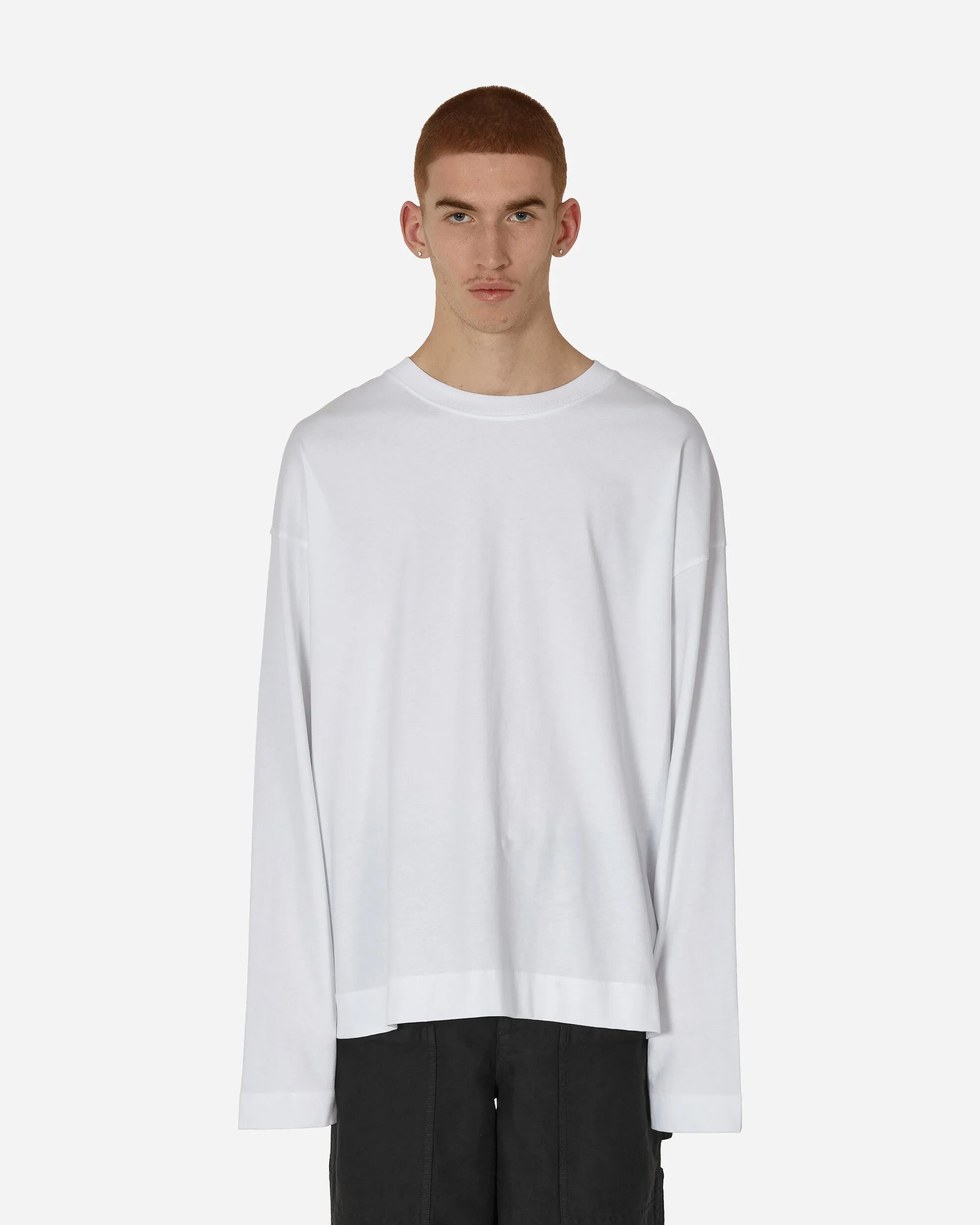 T-shirt manches longues oversize blanc