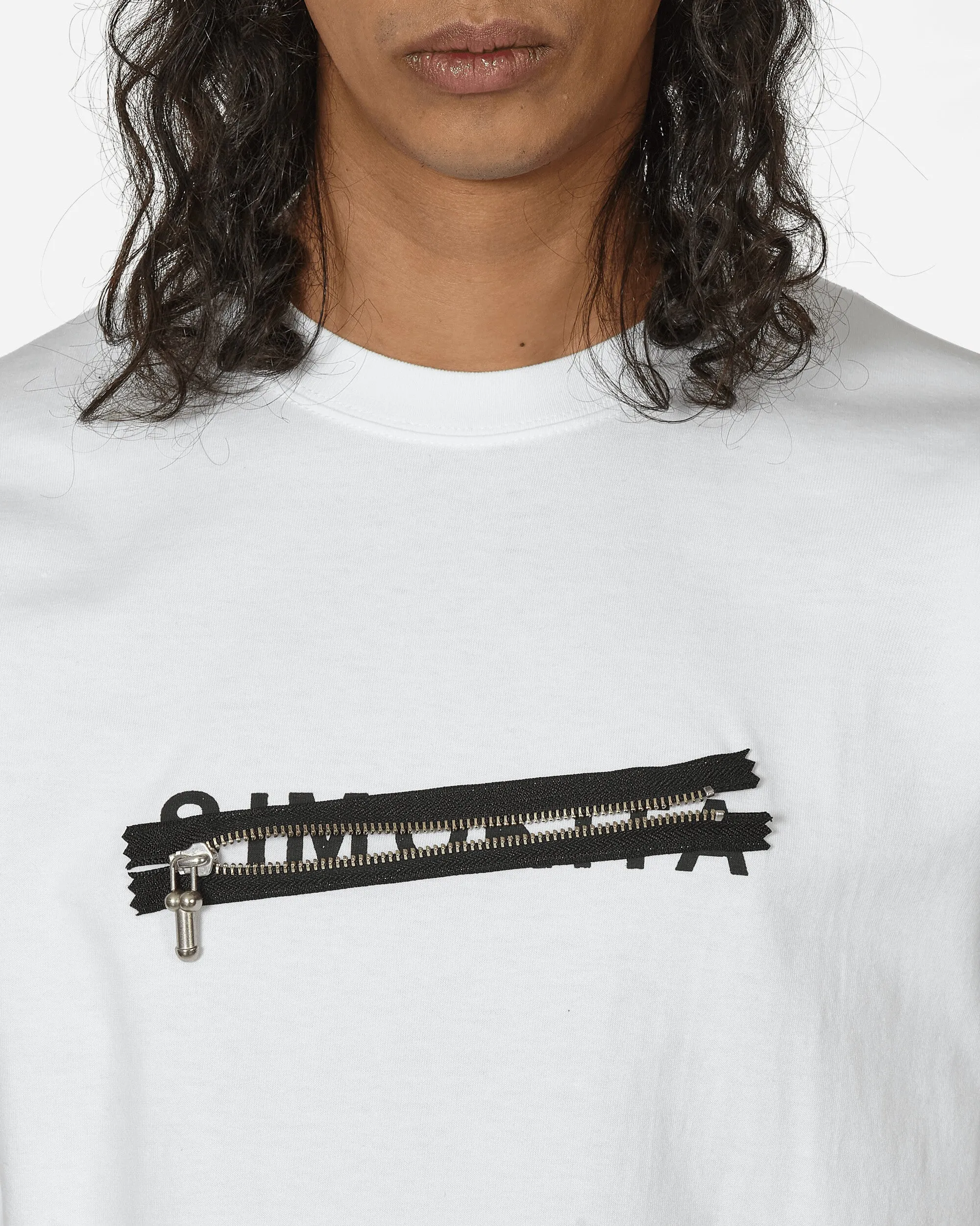 T-Shirt P-Zip Blanc