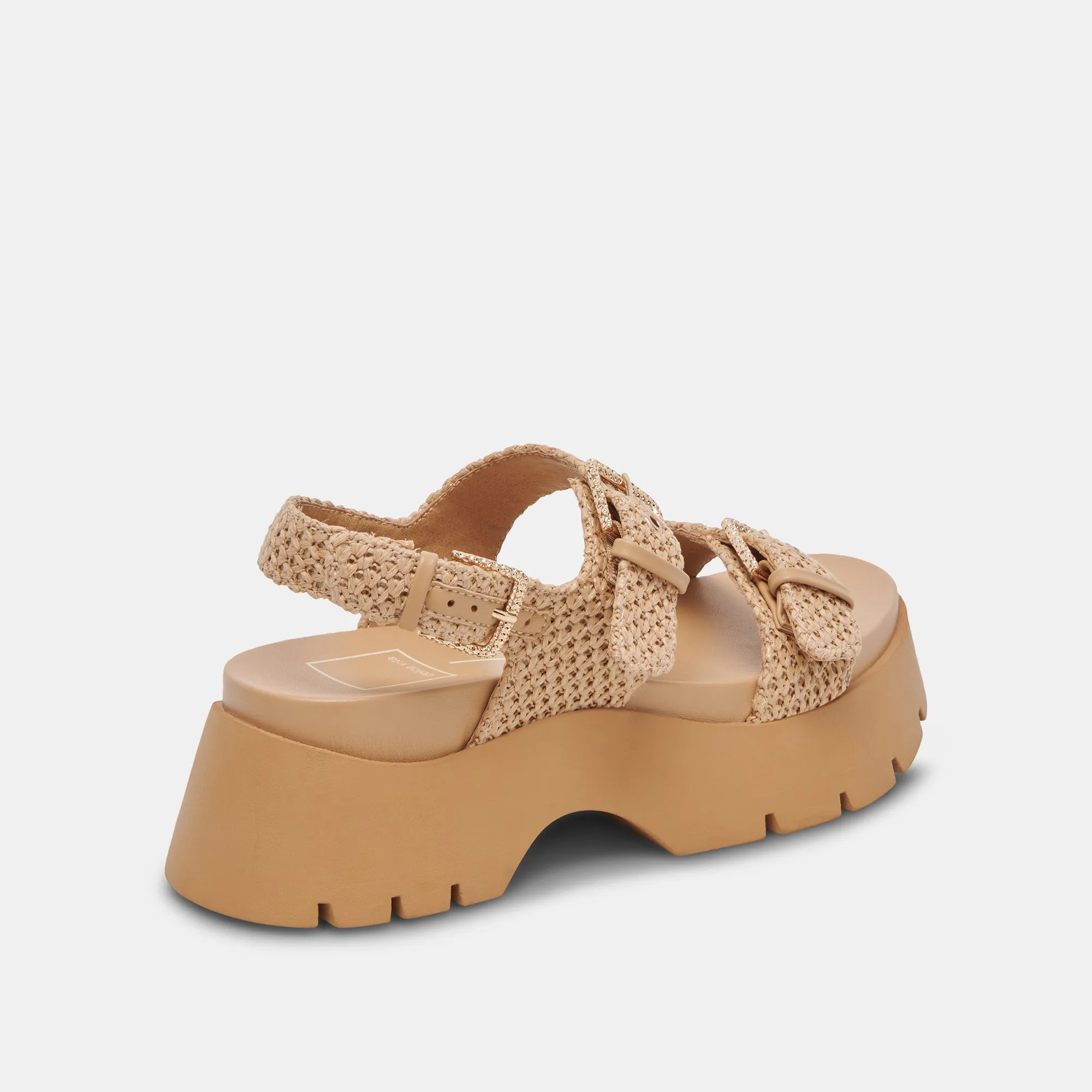 SANDALES PALDA EN RAFFIA NATUREL