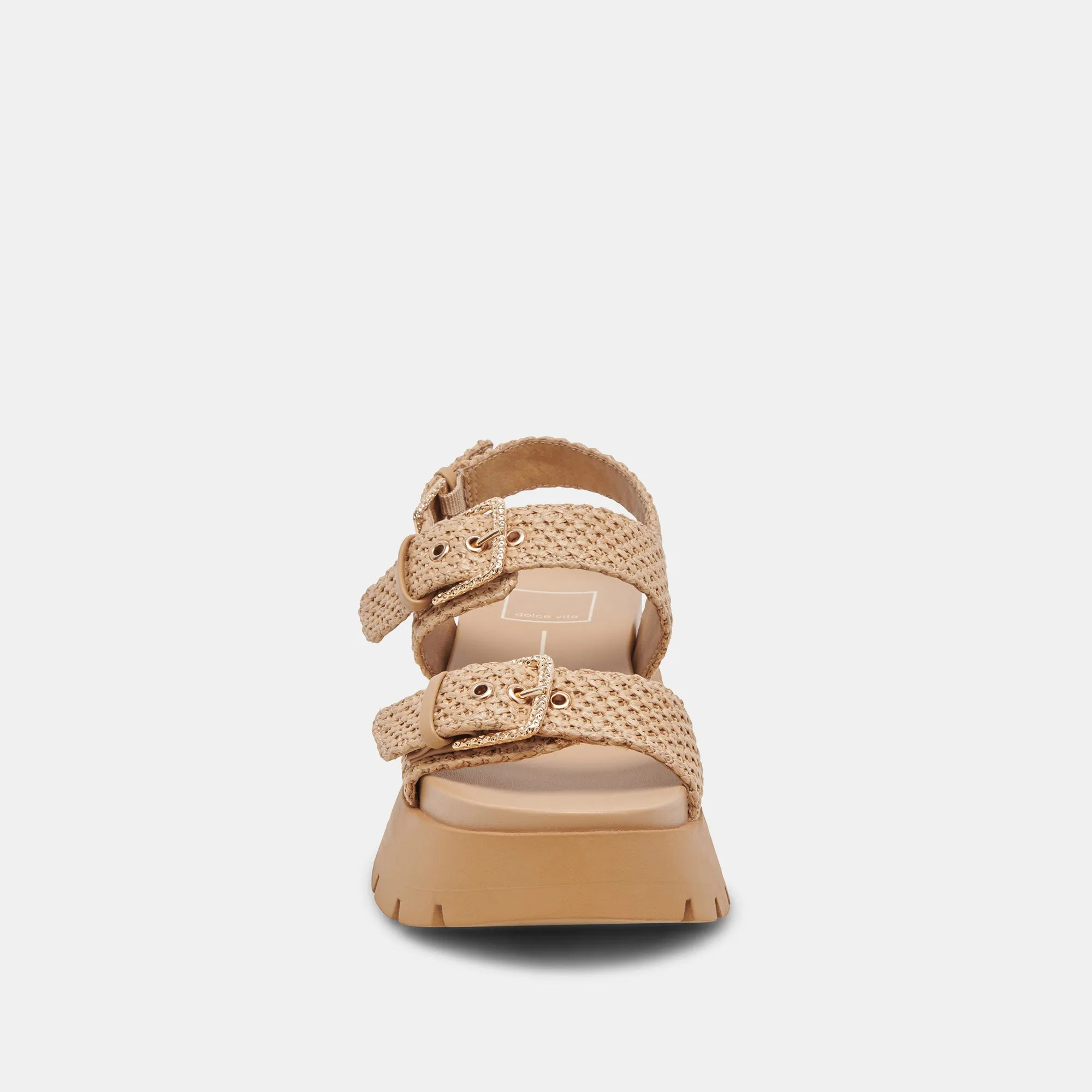 SANDALES PALDA EN RAFFIA NATUREL
