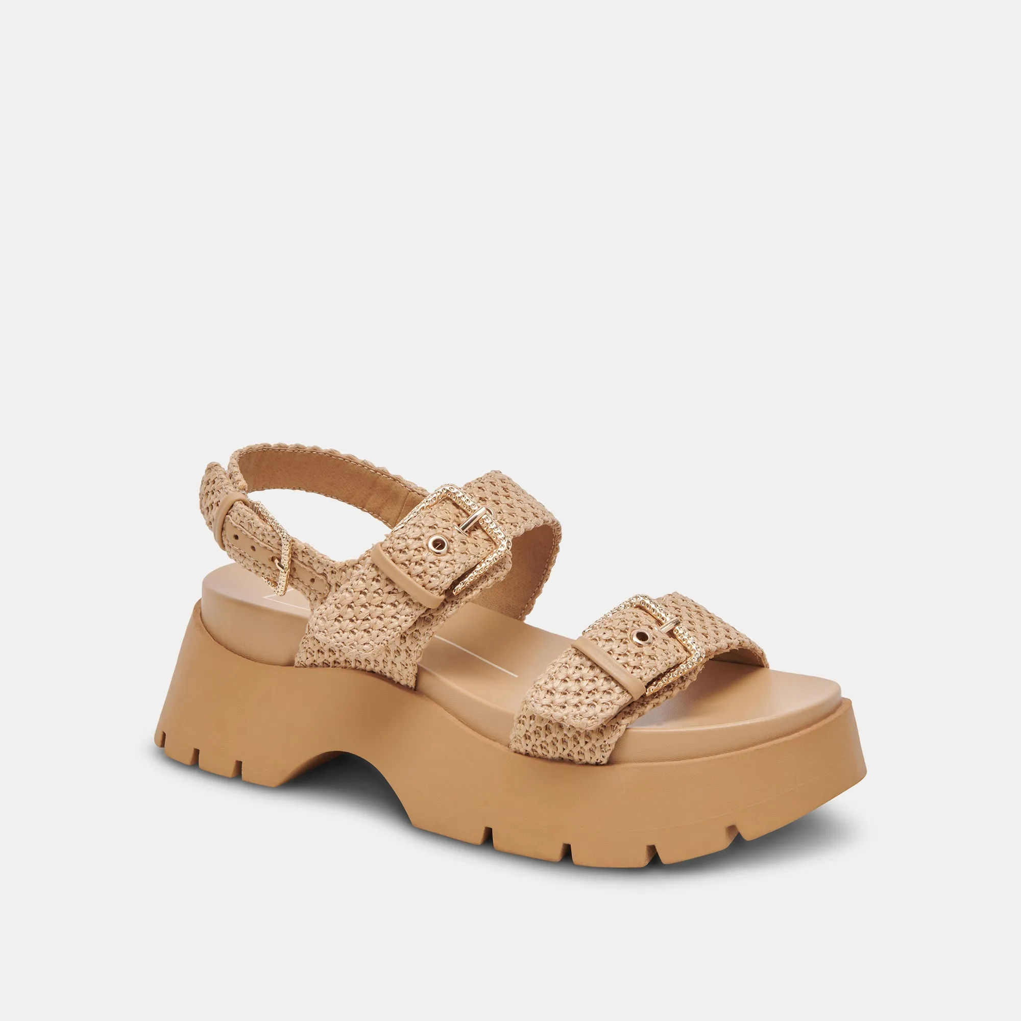 SANDALES PALDA EN RAFFIA NATUREL