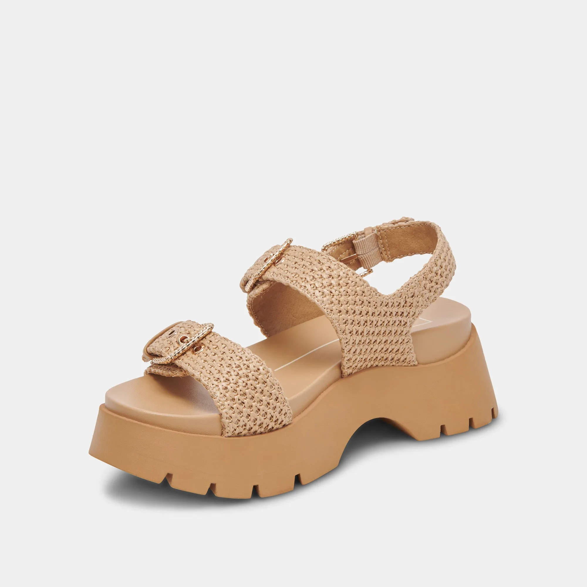 SANDALES PALDA EN RAFFIA NATUREL