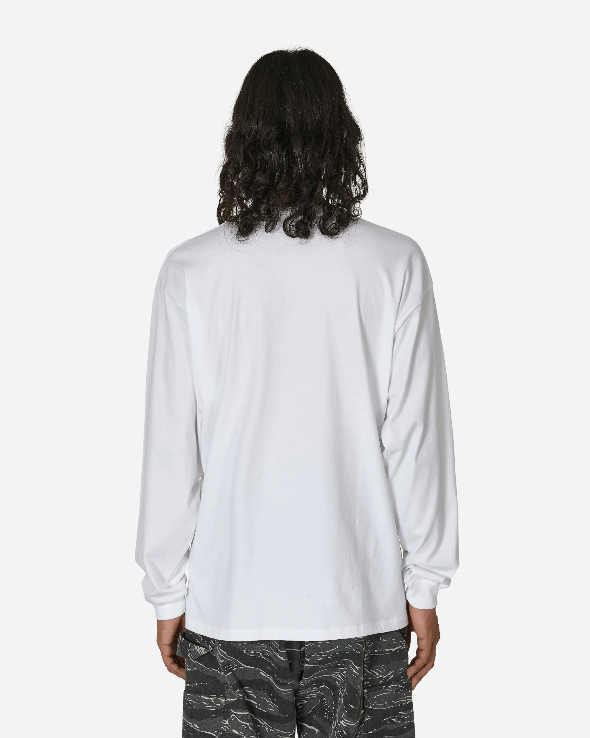 T-shirt manches longues PHPNC pour fille - Blanc