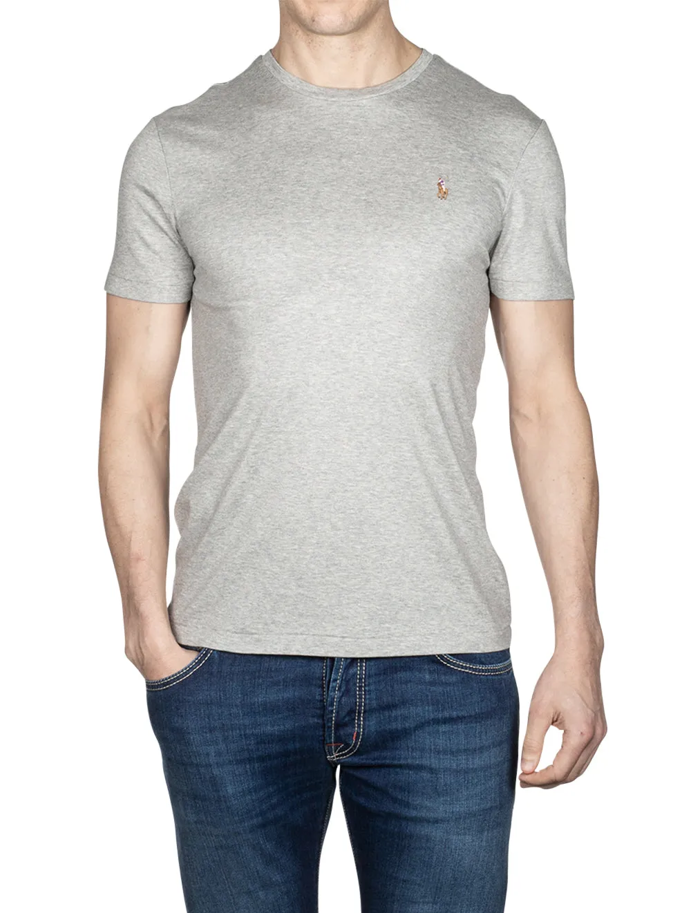 T-shirt Polo Pima Andover Heather