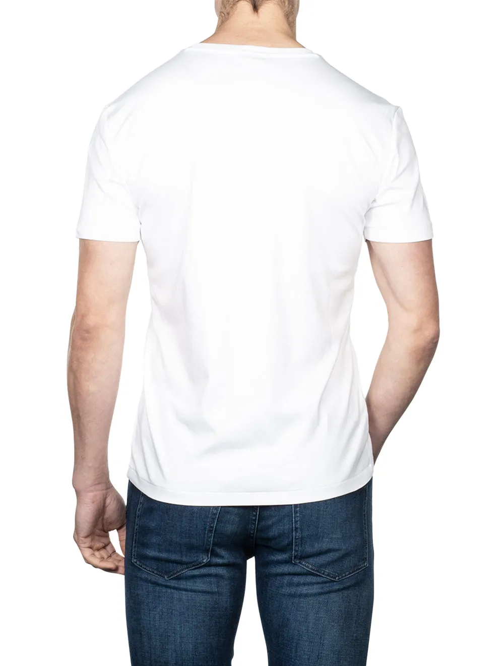 T-shirt Pima Polo Blanc