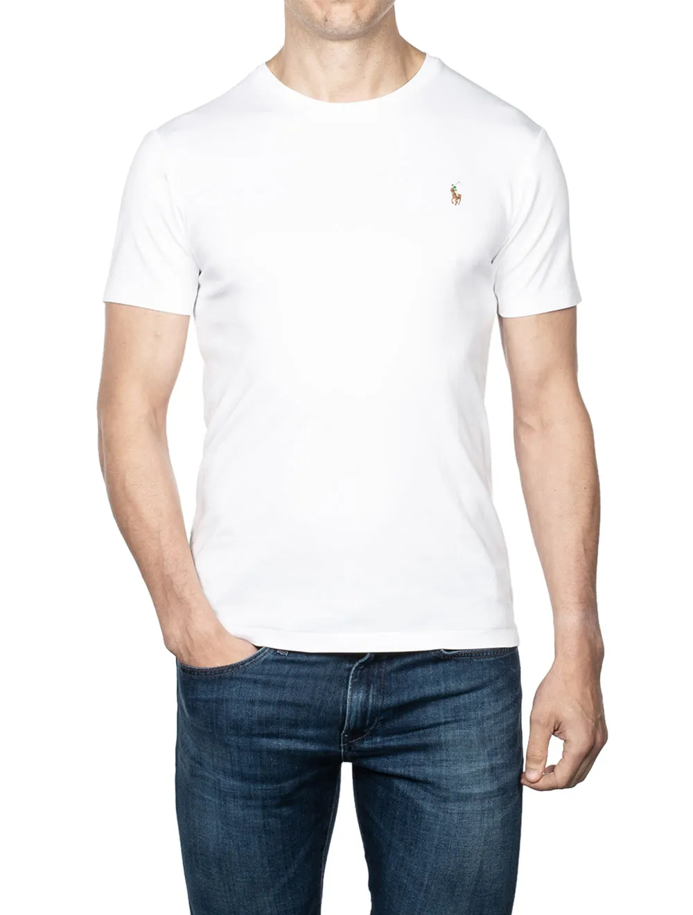 T-shirt Polo Pima Blanc